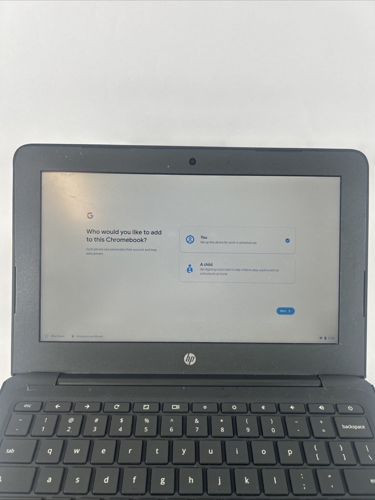 HP 11 G6 EE Chromebook Intel Celeron 4GB RAM Chrome OS Laptop Grade c