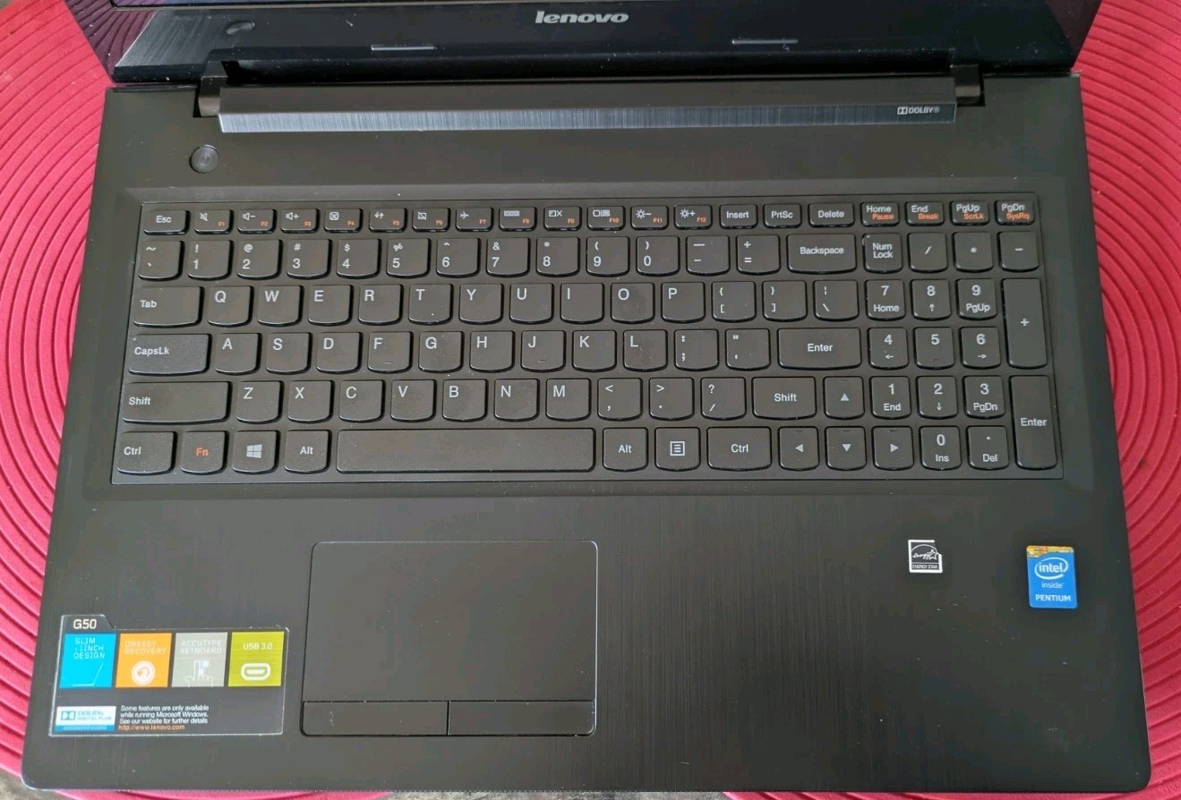 Lenovo Laptop 80G0 G50-30, 4GB RAM, 750GB SATA HDD, WORKS but READ details