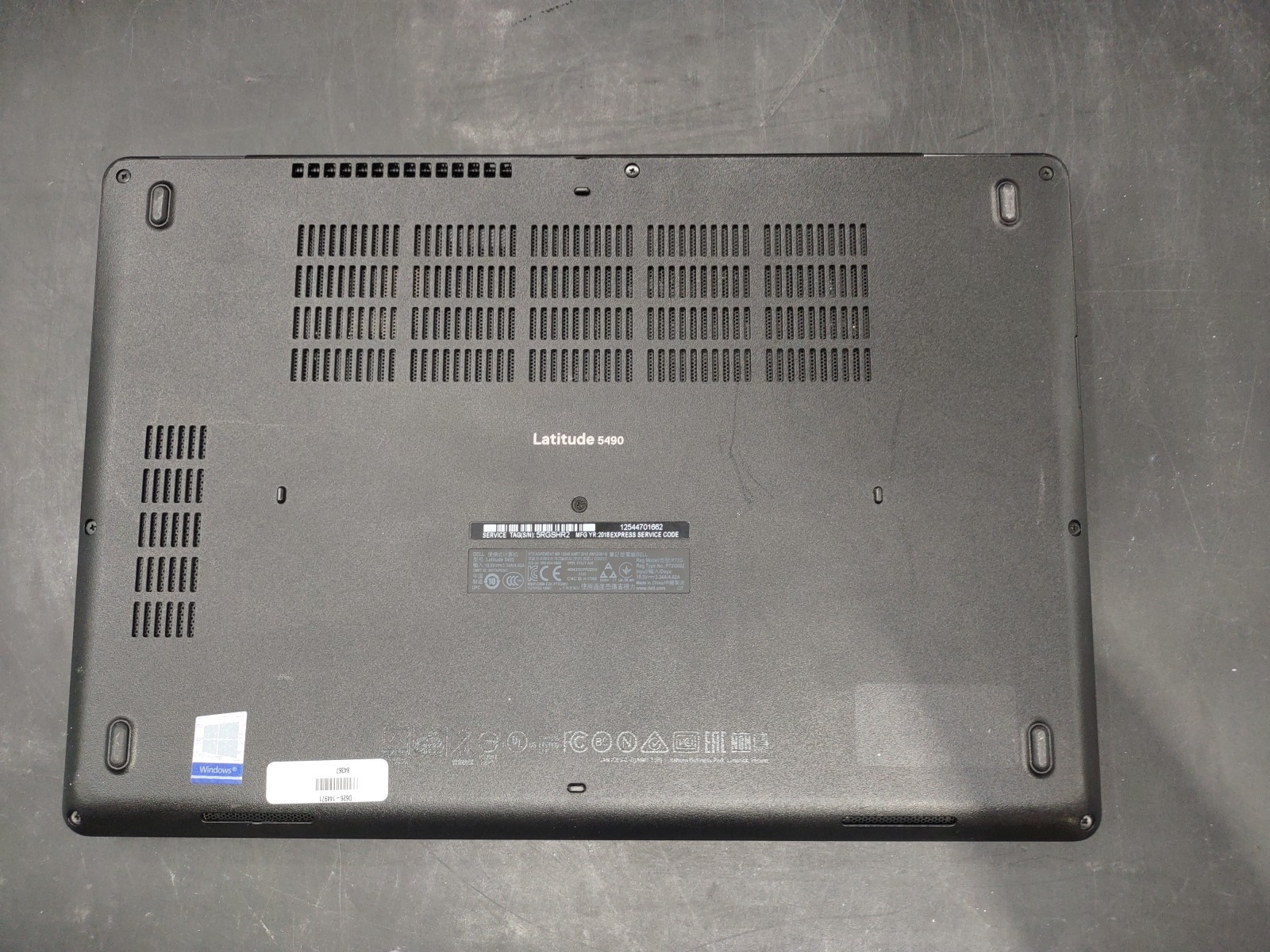 Dell Latitude 5490 i7 8650U @ 1.90Ghz 8GB RAM 256GB SSD NO OS