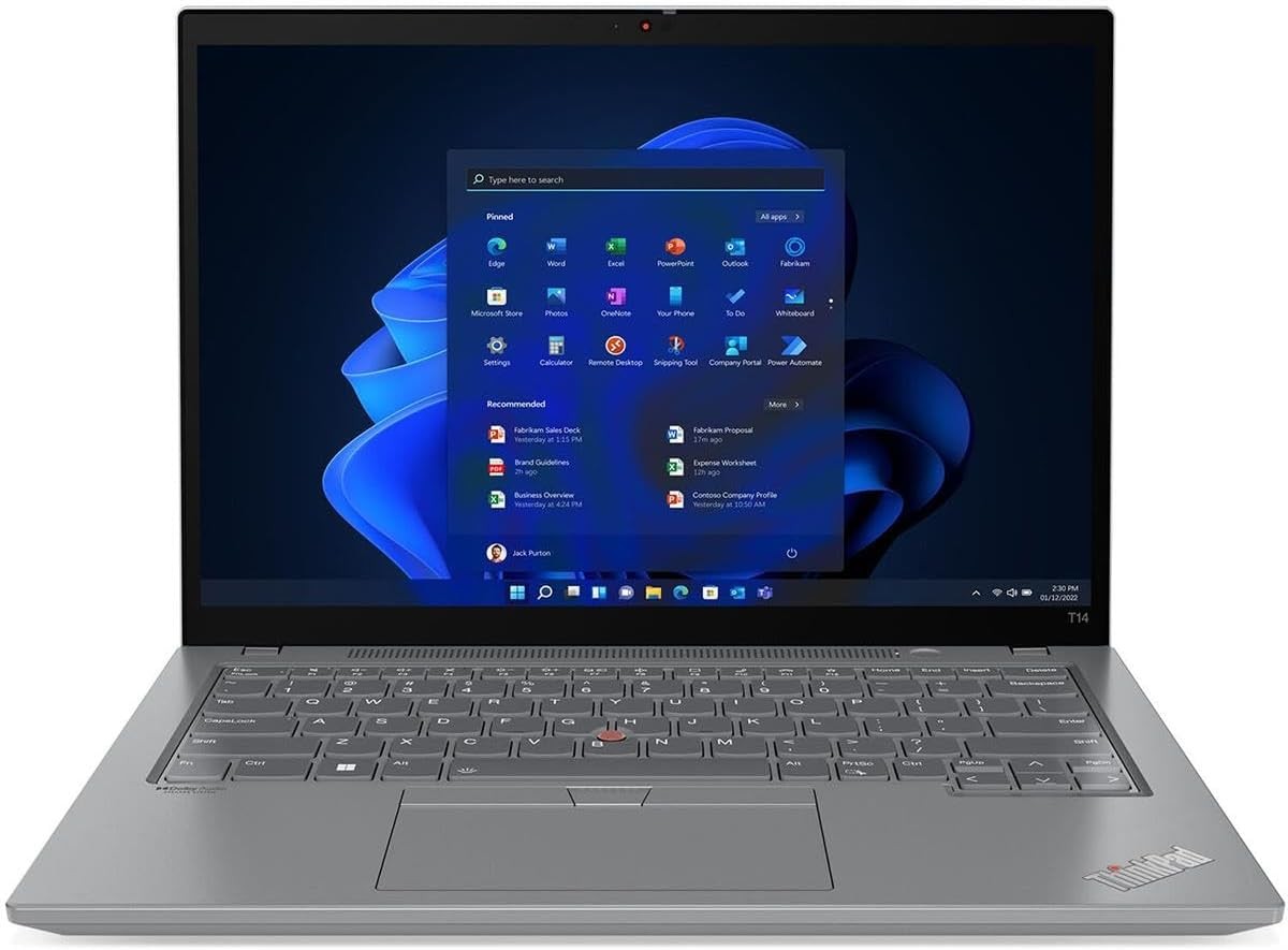 Lenovo Thinkpad T14 G3: 14″ WUXGA Touch – i5-1245U – 16GB|256GB – Win 11