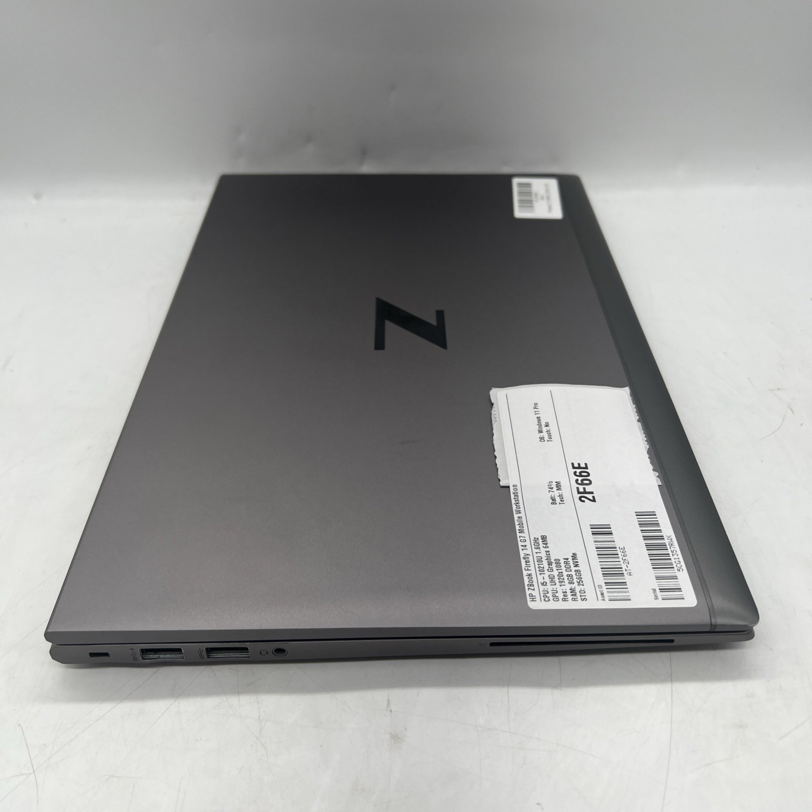 HP ZBook Firefly G7 I5 10210U 1.6GHz 8GB RAM 256GB SSD Win11P