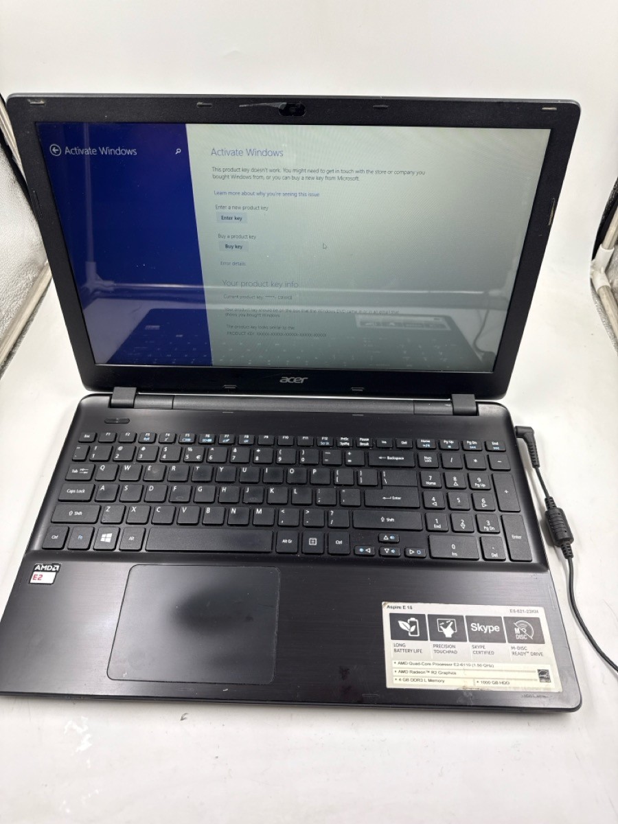 Acer Aspire E5-521 Laptop For Parts / Repair AS-IS No OS No Activati (MI1065354)