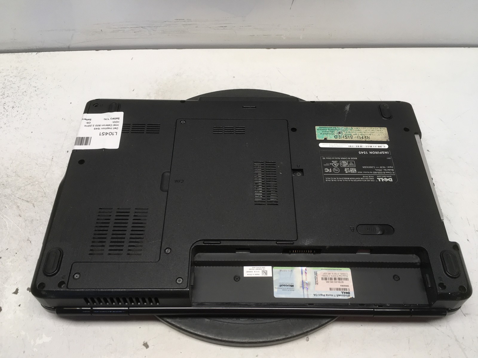 Dell Inspiron 1545 Intel Celeron 900 2.2GHz 3 GB NO HDD No Batt READ