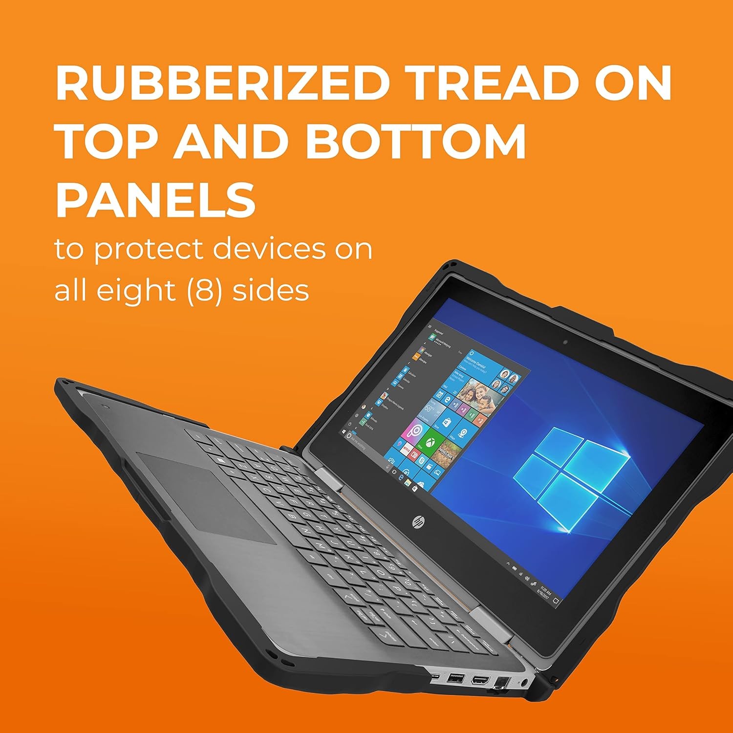 HP ProBook x360 11 G5/G6/G7 EE (2-in-1) – Drop Tested Protection Case – Black