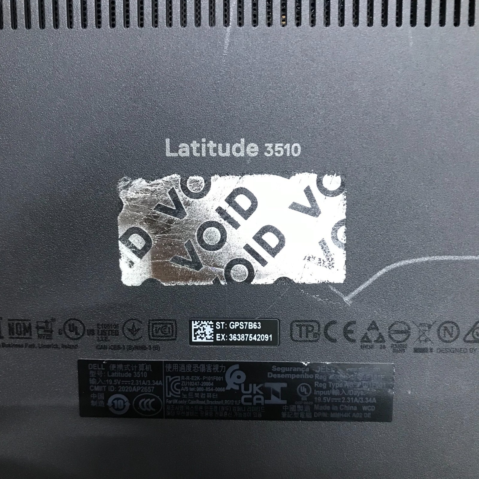Dell Latitude 3510 Laptop i5-10210U 1.60GHz 8GB RAM 256GB SSD (Windows 11 Pro)