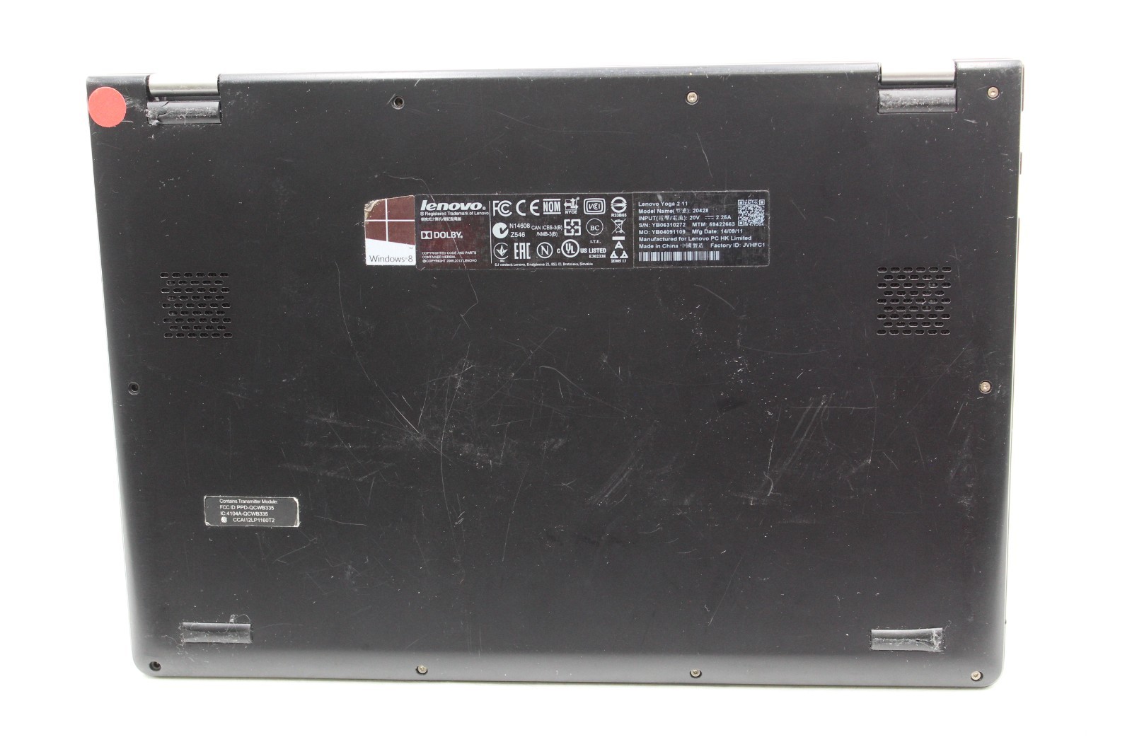 Lenovo Yoga 2 11 11.3in 500 GB SSHD 4 GB RAM i5-4202Y 30 day warranty no OS