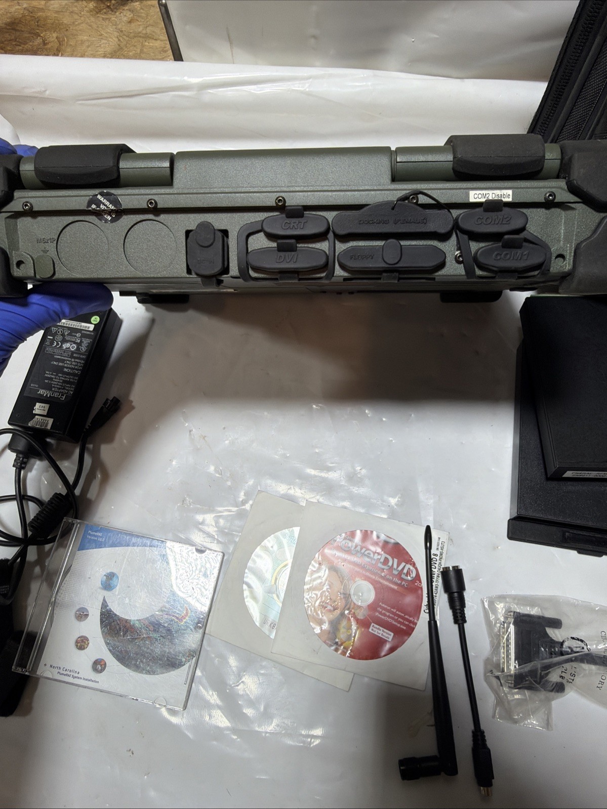 Military Laptop AMREL RK886EX With Accessories And Bag