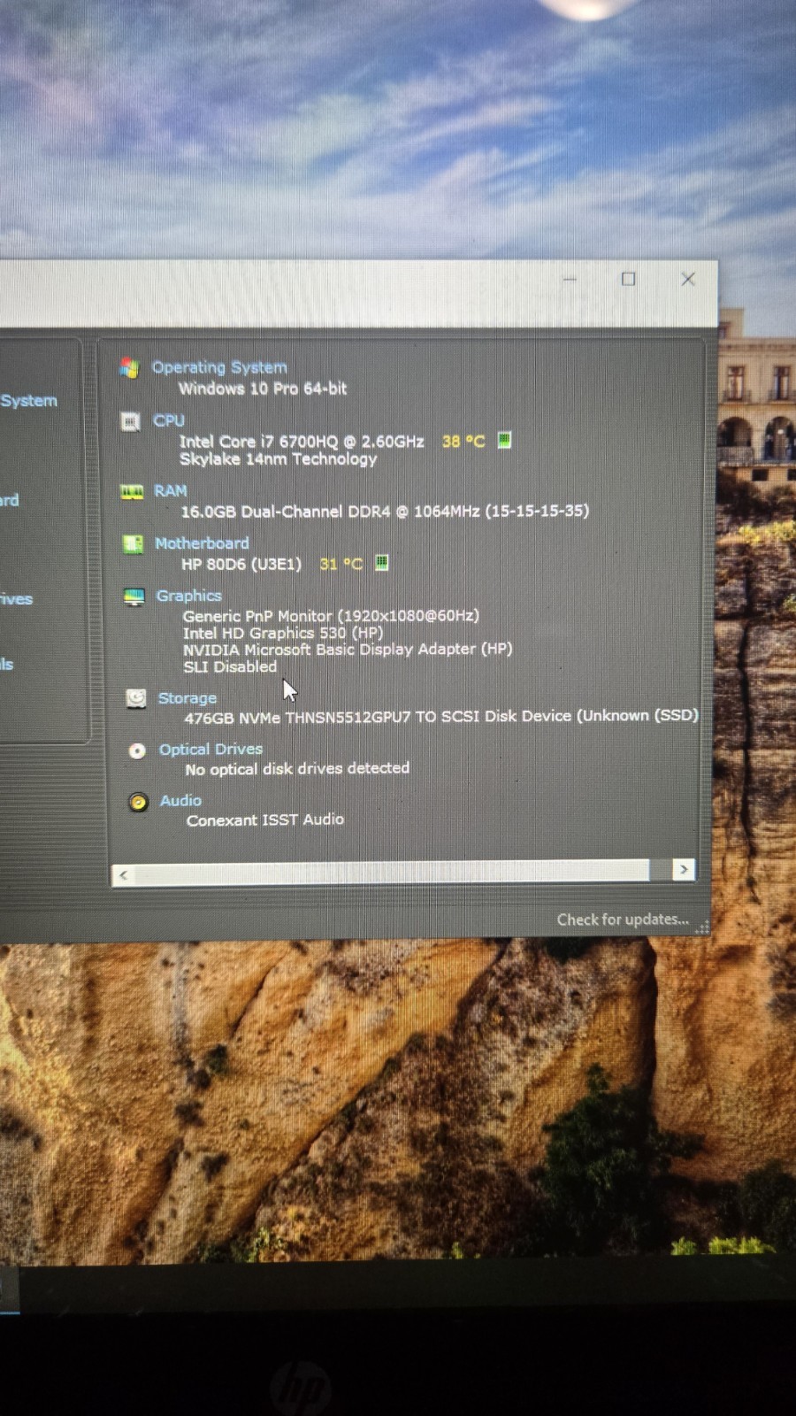 HP ZBook 17 G3 Mobile Workstation i7-6820HQ 16GB RAM 512GB SSD Win 10 Pro