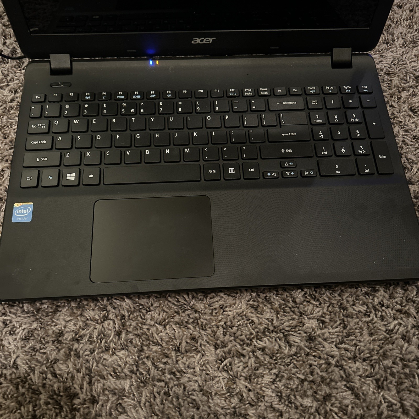 ACER ES1-512 MS2394 Intel Celeron N2840 @ 2.16Ghz, 4GB Ram, 500GB HDD W Charger