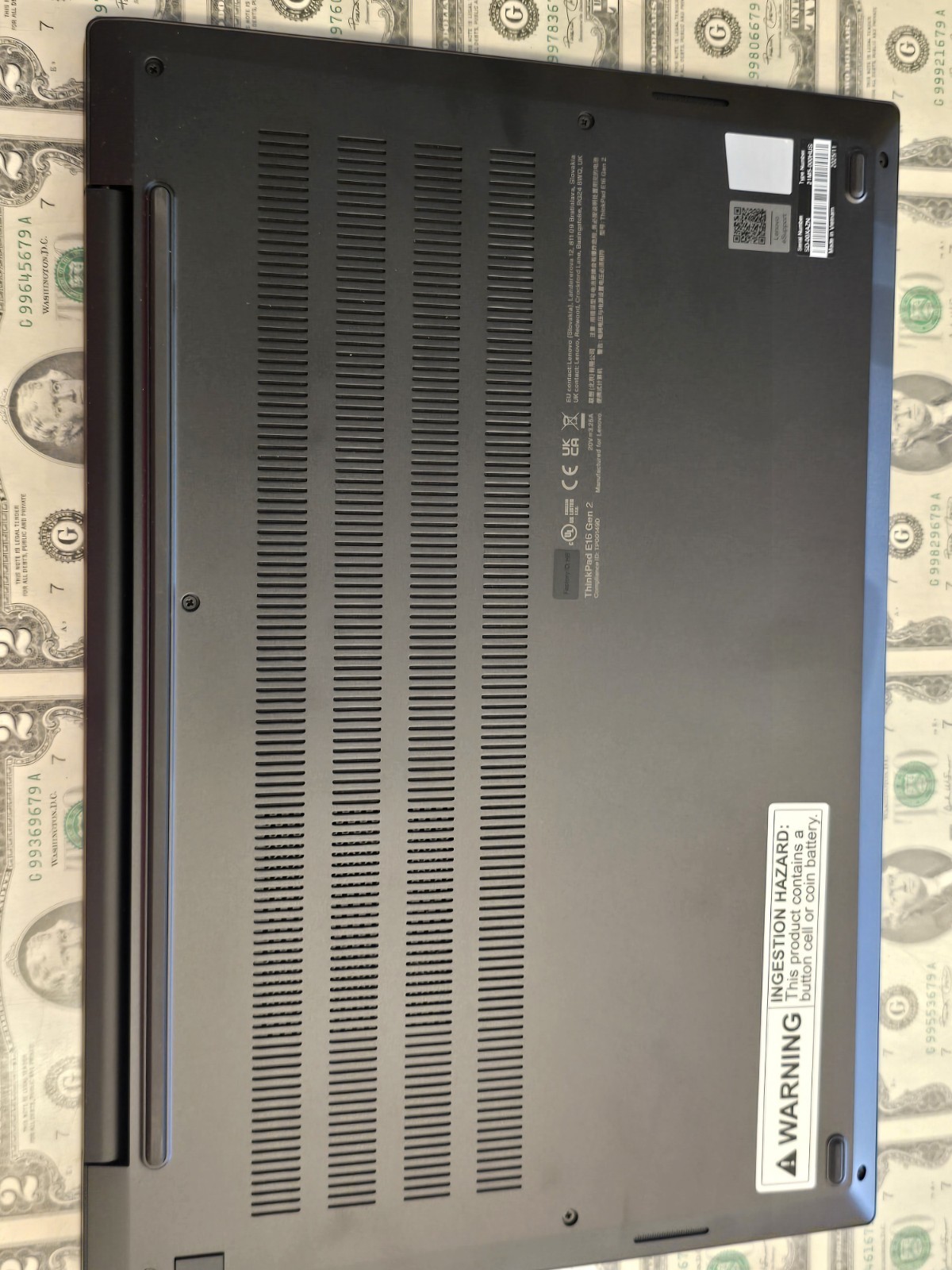 Lenovo ThinkPad E16 Gen 2 16″ IPS Ryzen 5 7535U 2.9GHz 8GB RAM 256GB SSD WIN11P