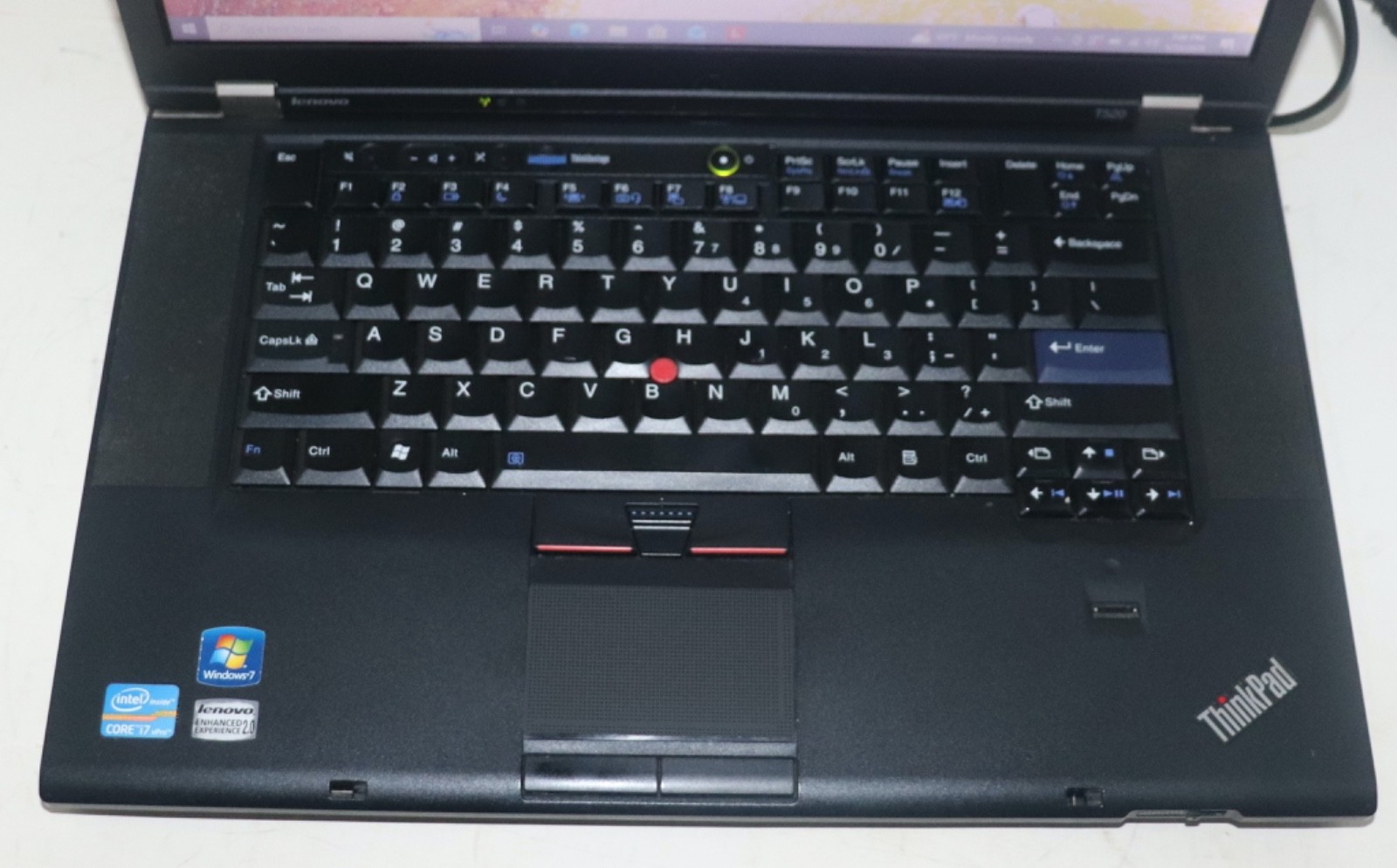 Lenovo ThinkPad T520|Core i7@2.80 GHz|8GB RAM|256GB SSD|WIN 10. PROF|Webcam