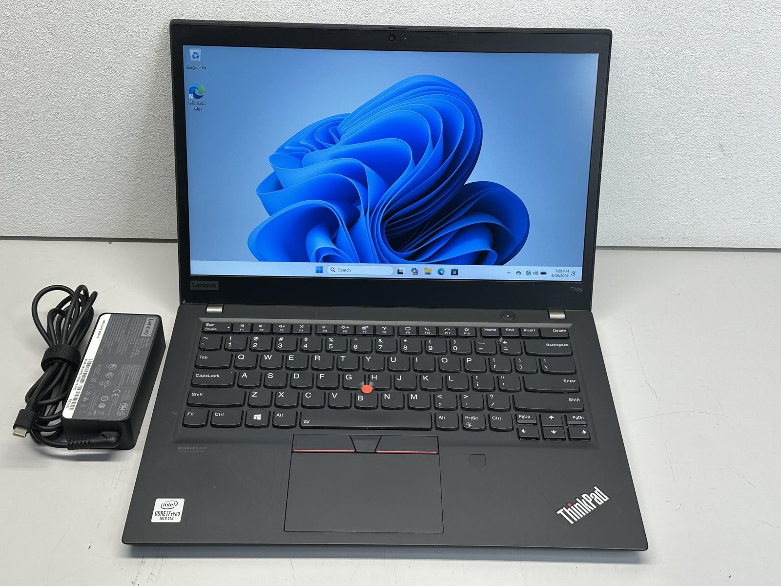 Lenovo Thinkpad T14s Gen1 i7-10610U @ 1.80GHz 16GB RAM 256GB NVMe Win11Pro 4217