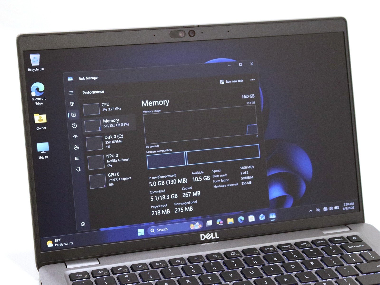 Dell Latitude 5450 14.0″ Ultra 5 125U 16GB 512GB NVMe W11P +ProSupport Plus 2027