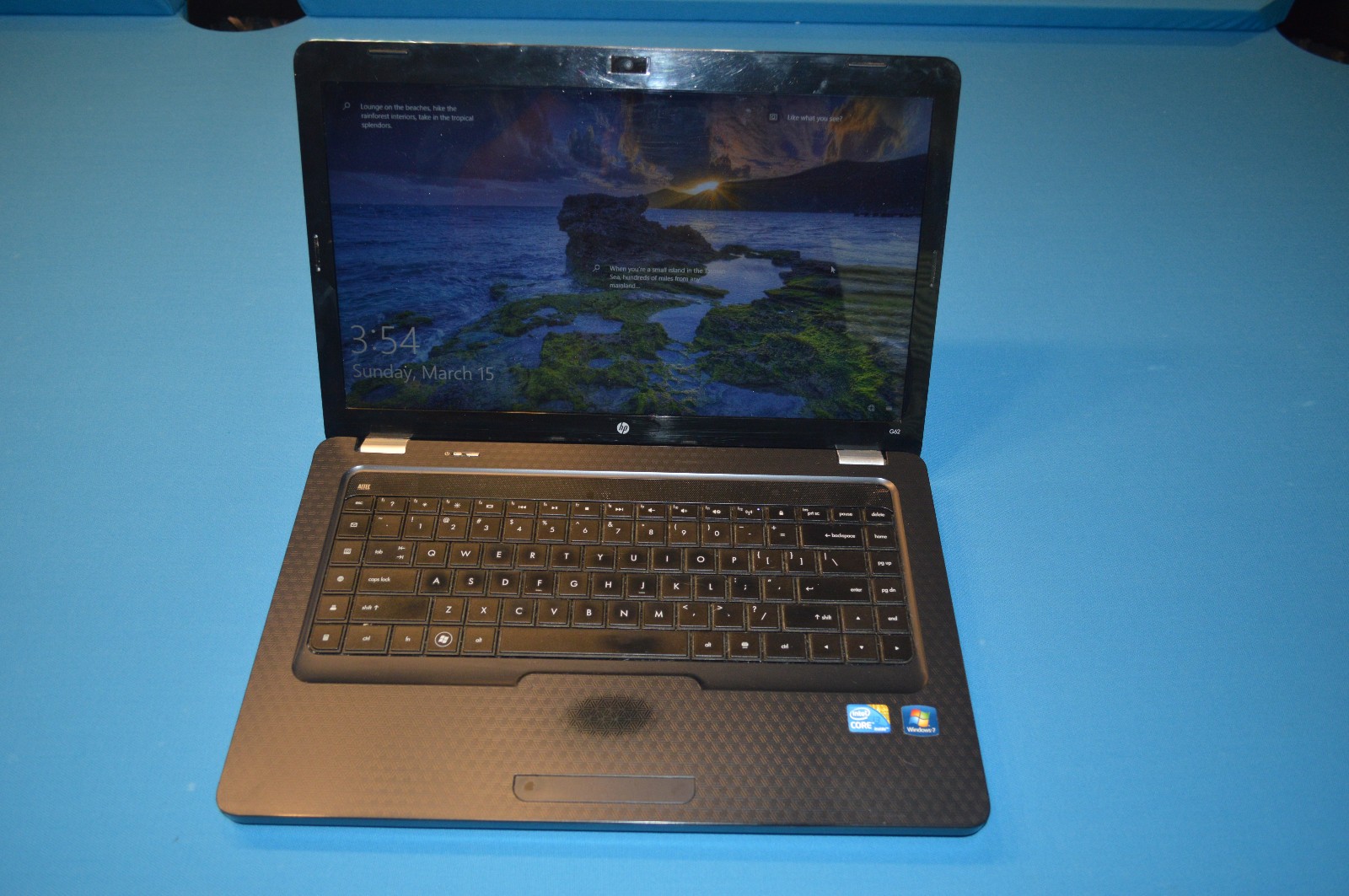 HP PAVILION G62,Intel CORE i3@2.27GHz,8GB RAM,120GB SSD,WIN 11 Pro,23H2 (290)