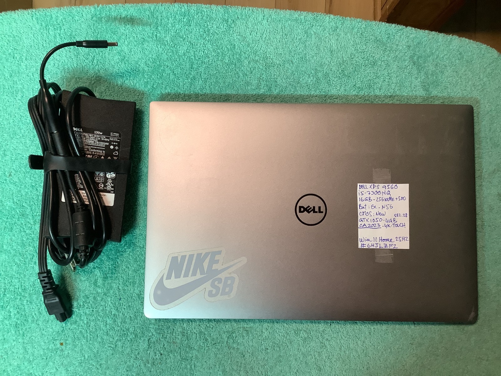 Dell XPS 9560, Touch, Game-GTX1050, i5 7300HQ, 16GB-256GB + 500 HDD, Win 11 Home