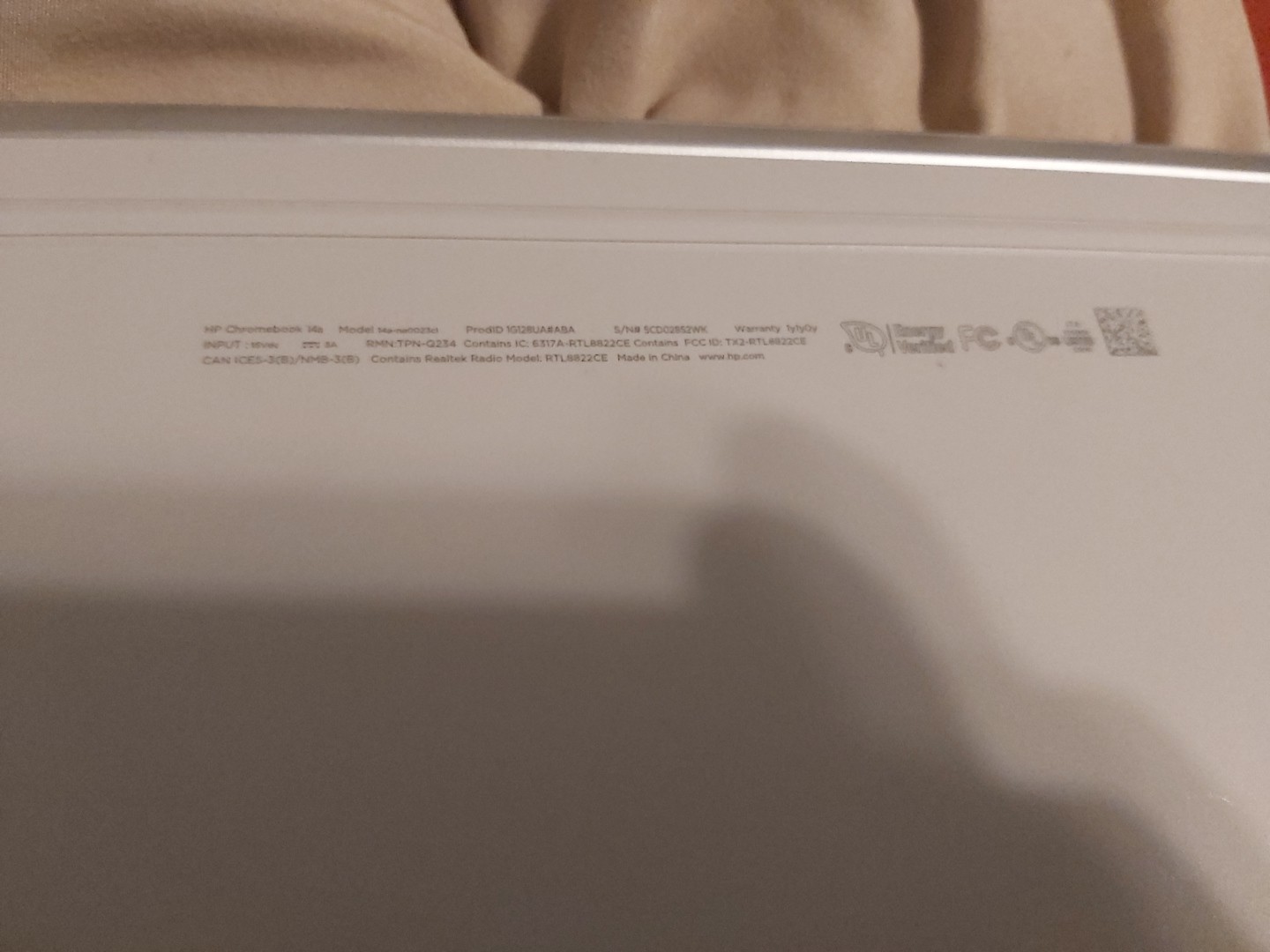 HP Chromebook – 14a-na0023cl 14″ (64GB eMMC, Intel Celeron N4000, 2.60GHz, 4GB)