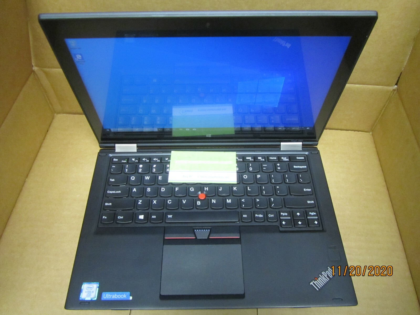 Lenovo ThinkPad Yoga 260 i5-6300U 8GB 512GB SSD 12.5″ FHD 1920×1080 Touch LCD