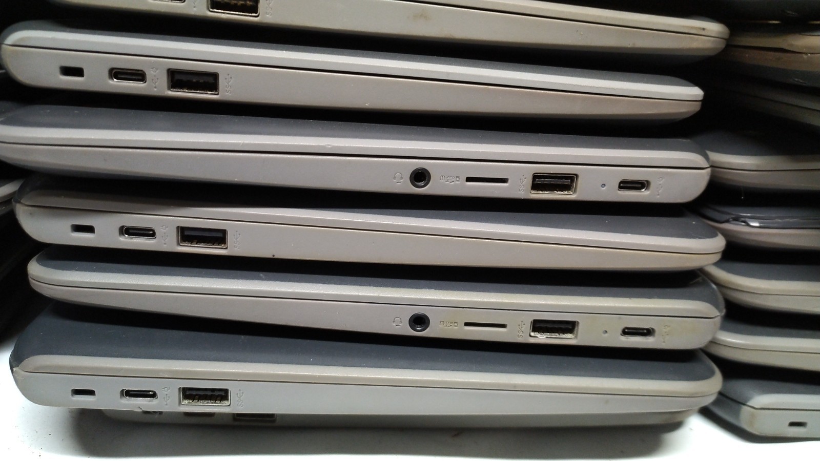 Lot of 40 HP Chromebook 11 G7 EE 6QY25UT#ABA Celeron N4000 4GB 32GB – For Repair