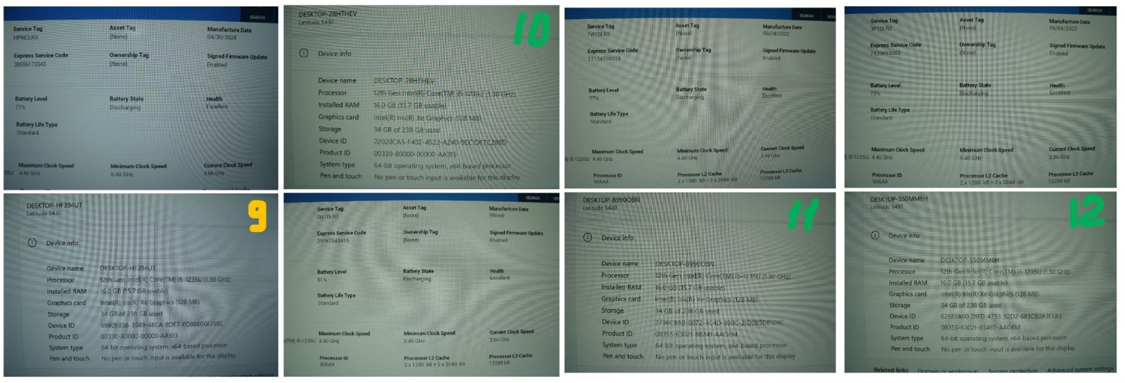 Dell Latitude 5430 14″ FHD i5-1235U 1.3GHz 4G LTE 16GB 256GB SSD W11P +PA