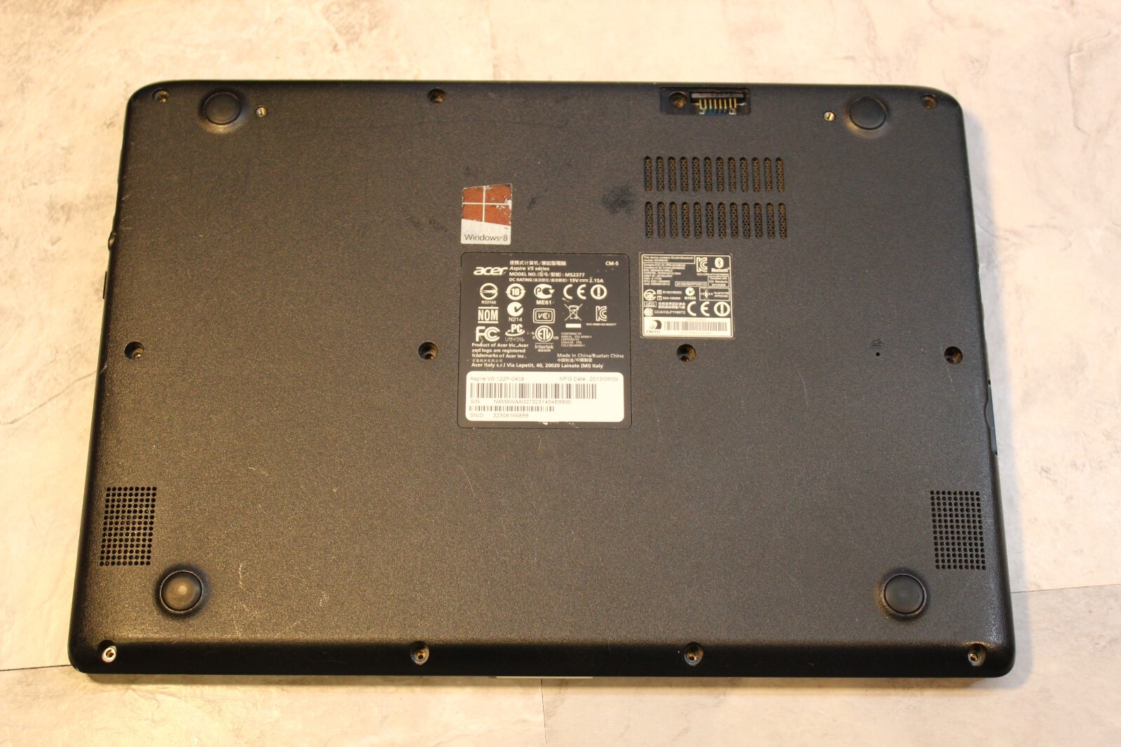 Acer Aspire V5 MS2377 Laptop 120GB Hard Drive 6GB Ram