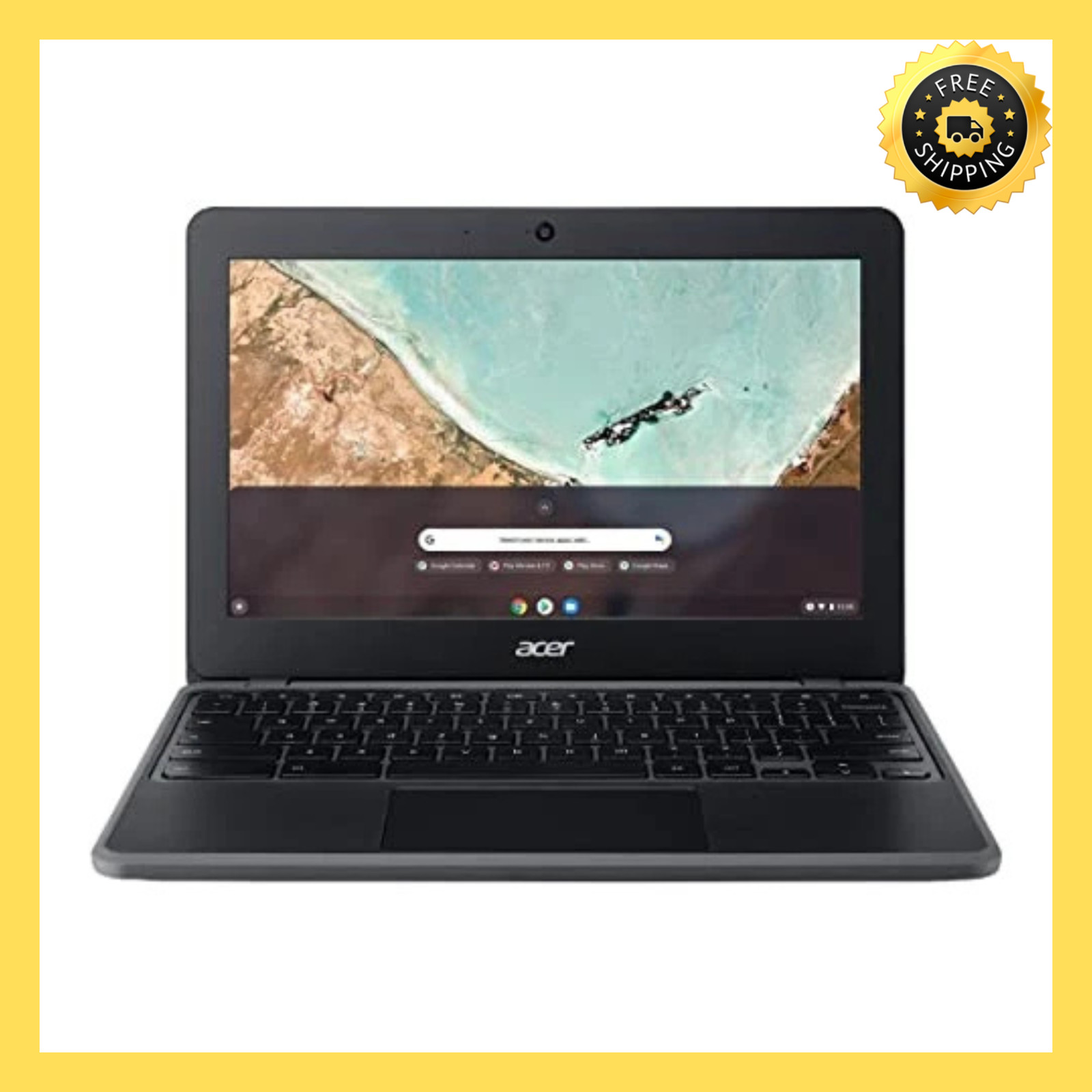 ACER CHROMEBOOK 11.6″ 1366X768 MT8183 4GB 32GB EMMC CHROME OS C722-K4CN – BLACK