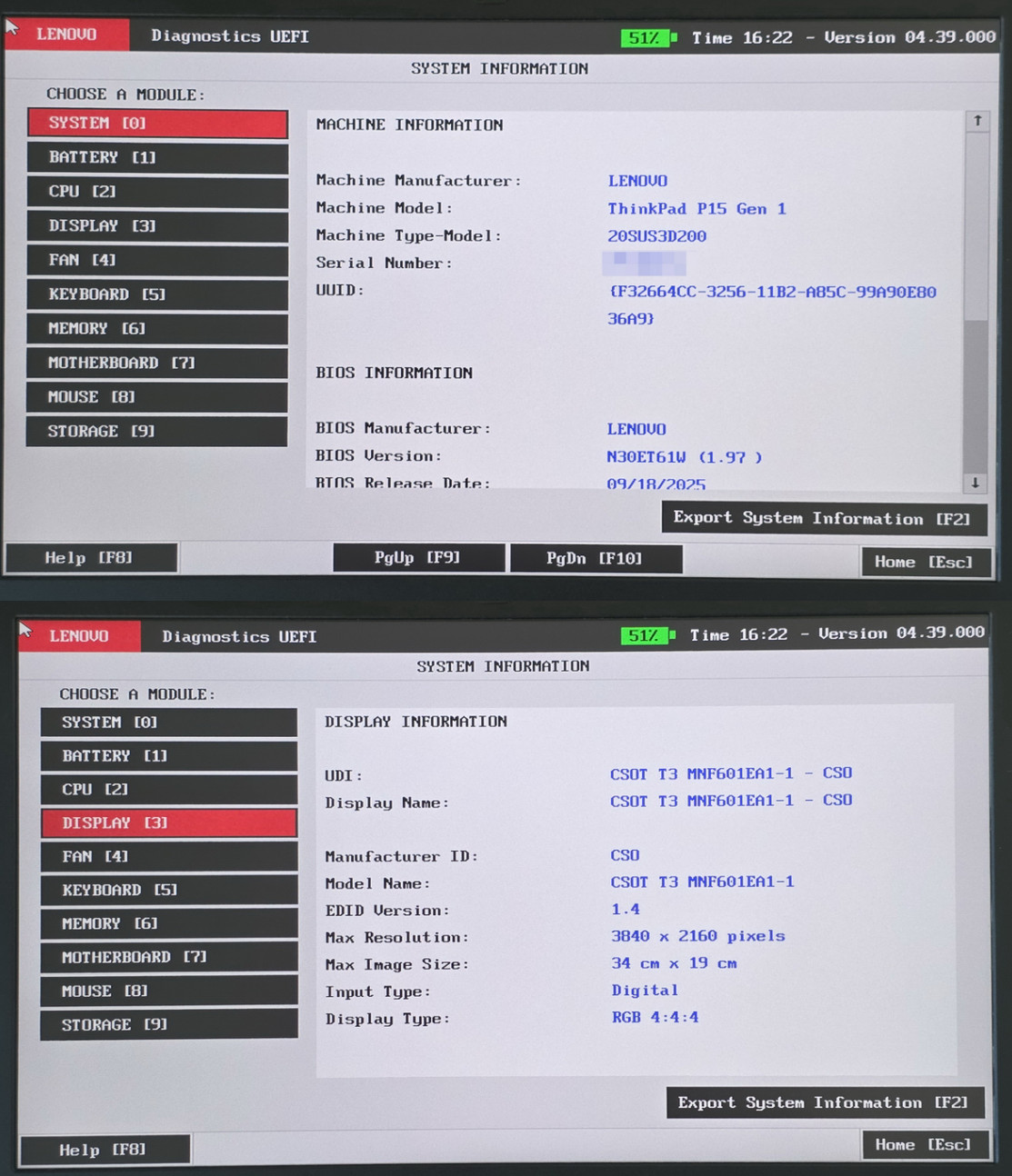 Lenovo ThinkPad P15 Gen 1 i7-10850H 32GB 15.6″ 4K HDR 3840×2160 NVIDIA RTX 3000