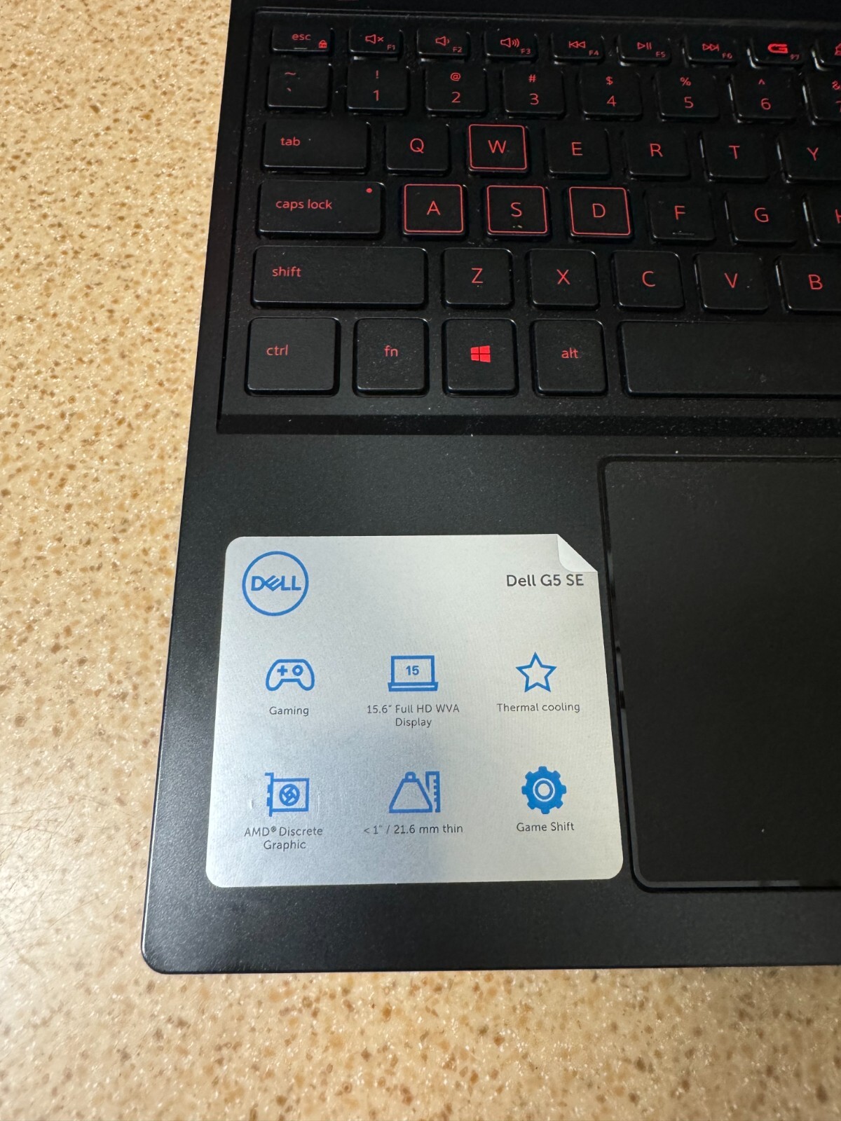 Dell G5 5505 Gaming Laptop Amd Graphics Ryzen 5 With Charger