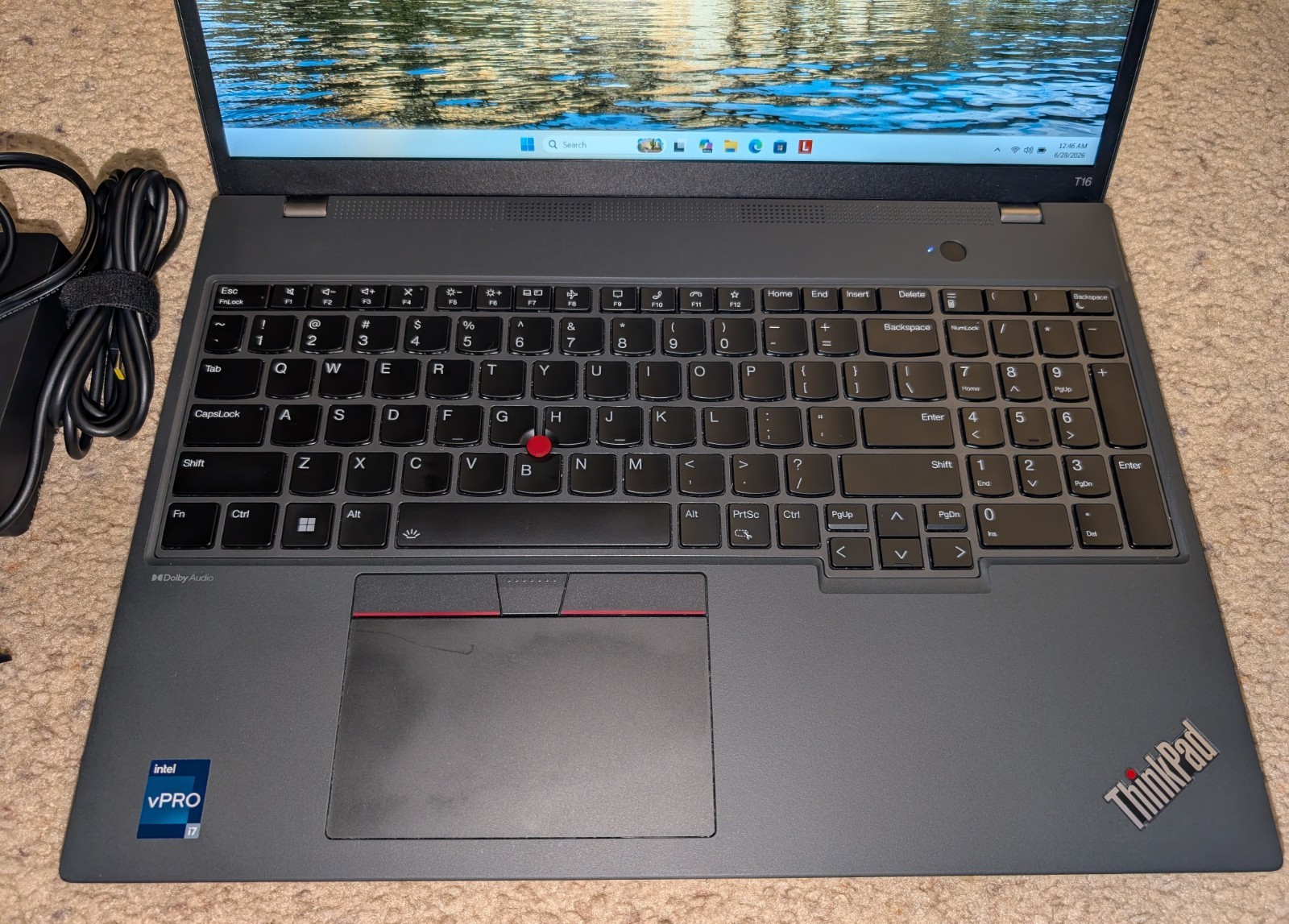 Lenovo ThinkPad T16 Gen 2 16″ Touchscreen, 7-1365U, 24GB RAM 512GB SSD, Warranty