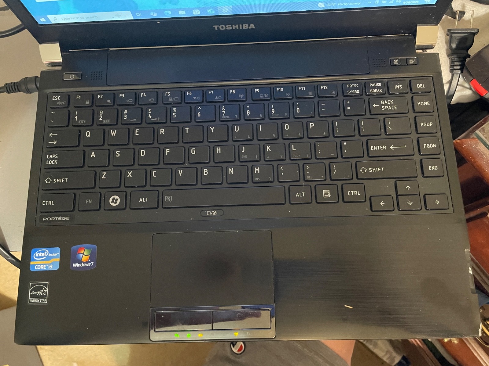 TOSHIBA PORTEGE R835-P50X -W10