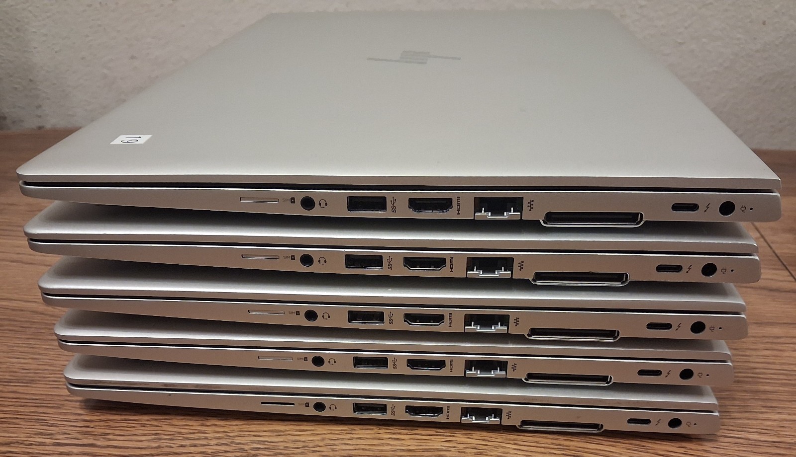Lot of 5 HP Elitebook 850 g6 Laptop 15.6 i7-8565U 16GB DDR4 + Chargers No SSD/OS