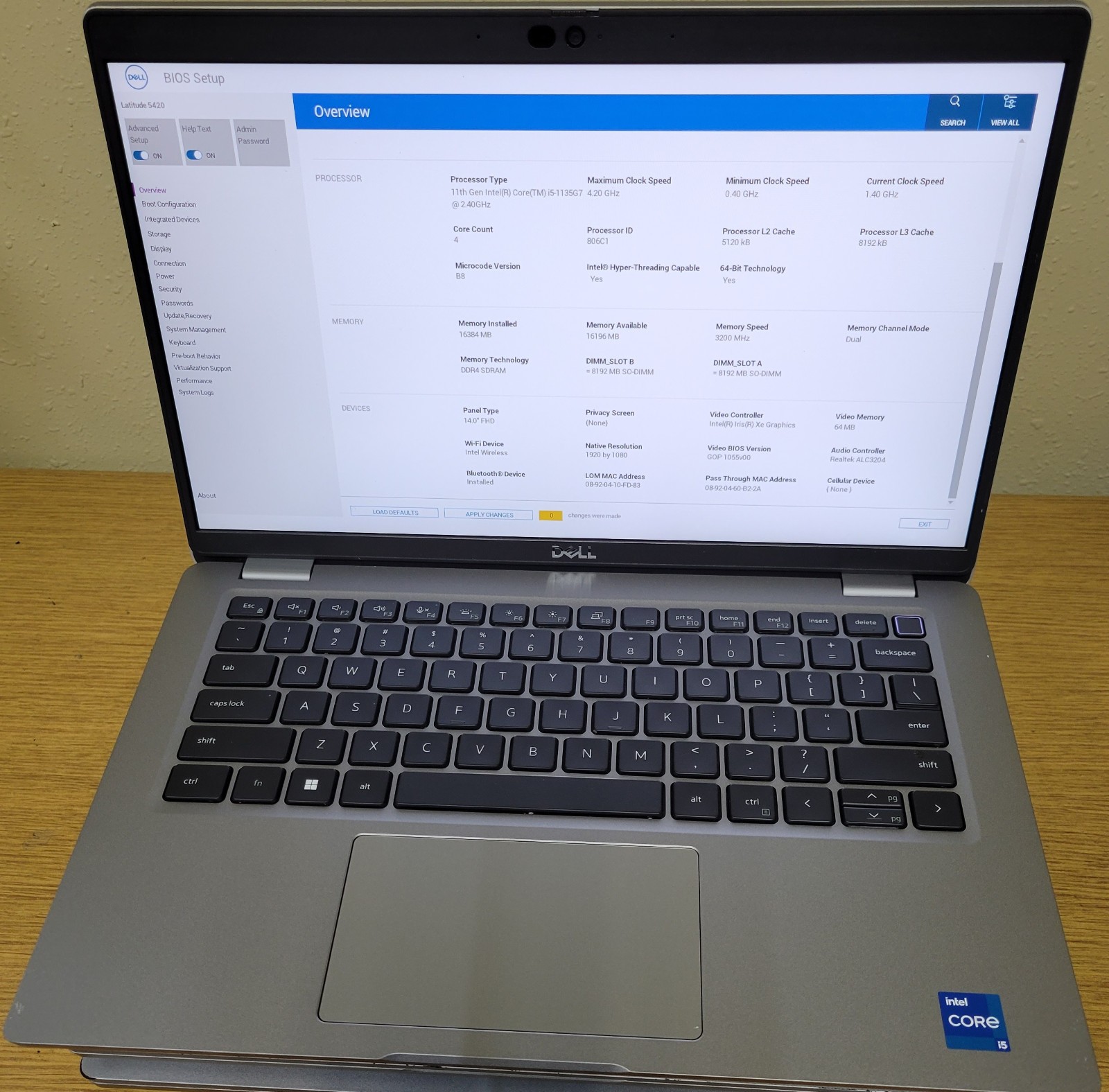 (Lot of 4) Dell Latitude 5420 i5-1135G7 2.40GHz 16GB DDR4 No OS/SSD/HDD