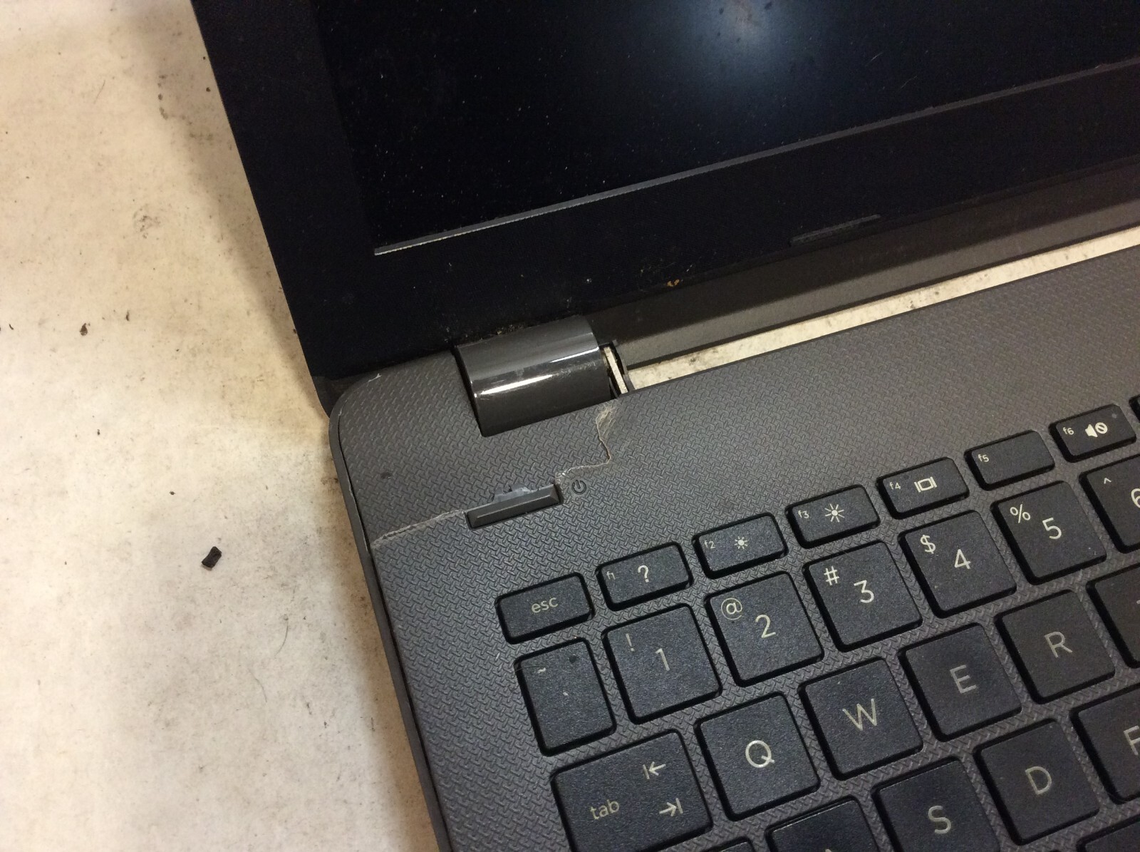 HP 255 G6 Laptop 15″ AMD A6 DAMAGED POWER BUTTON -PP