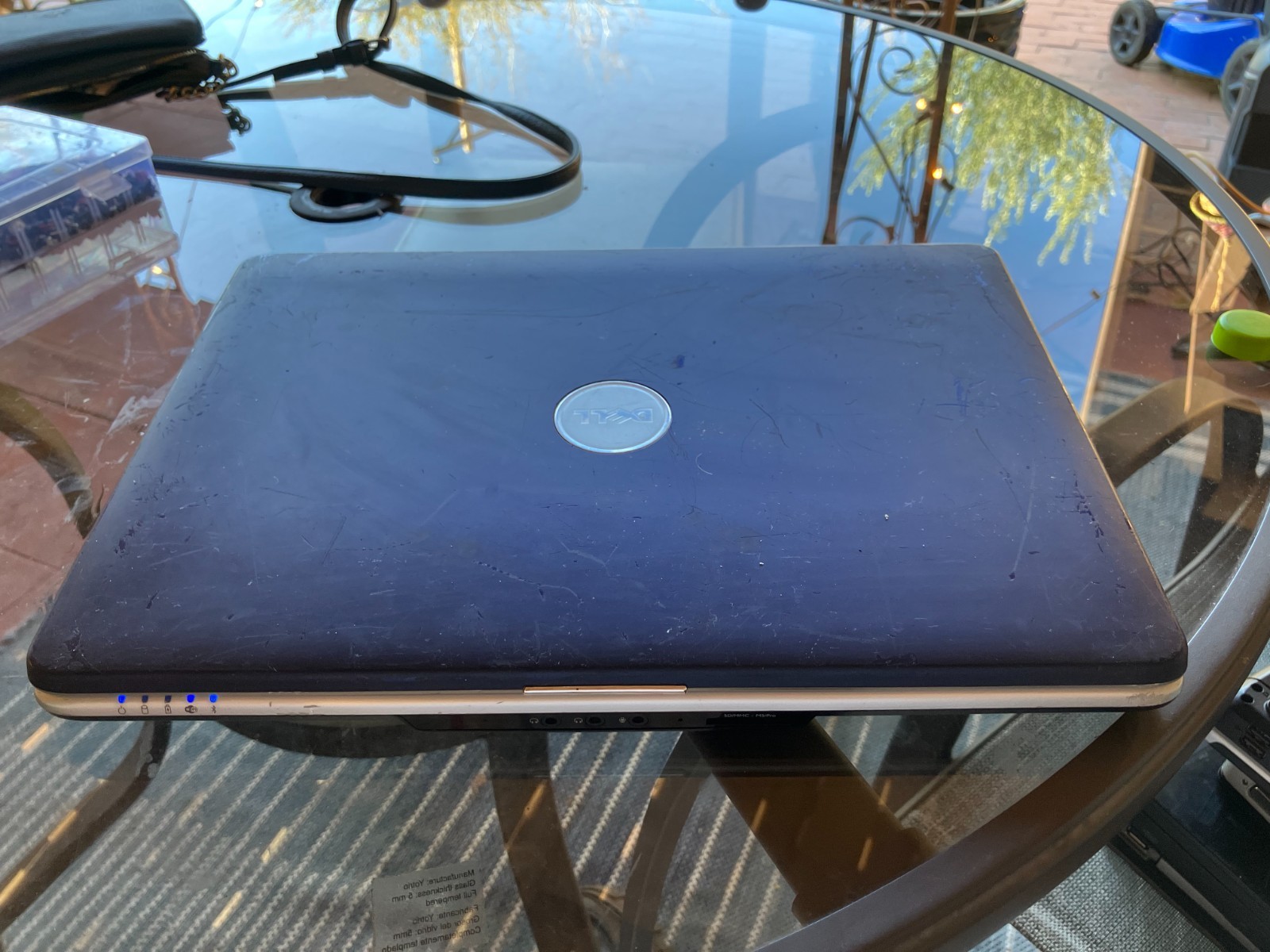 Dell Inspiron 1525 14″ Laptop C2D 1.73Hz 4GB RAM 120GB SSD Windows XP Blue Wifi