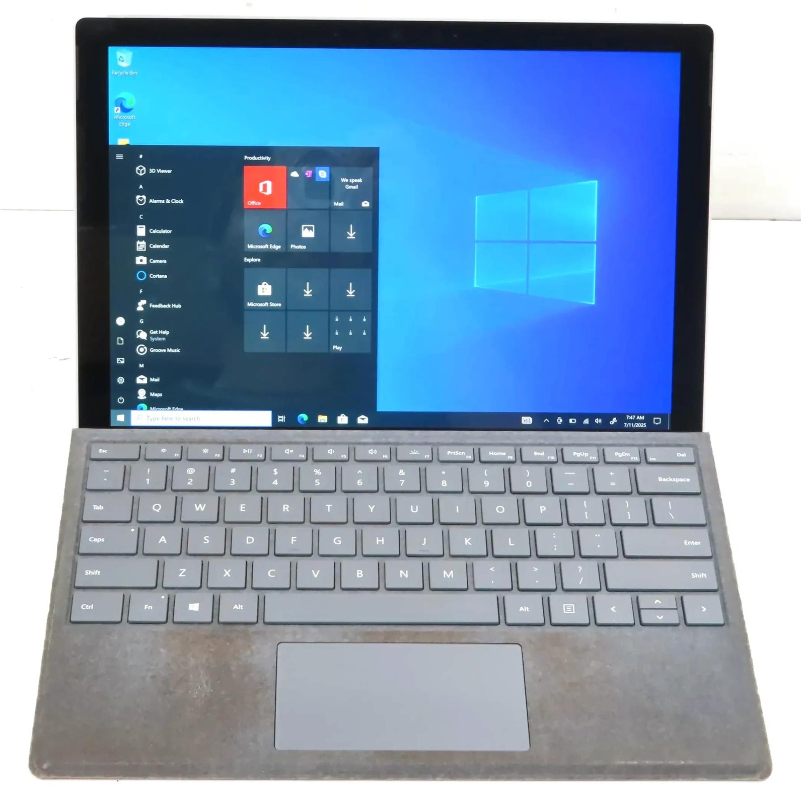Microsoft Surface Pro 7 1866 Core i5-1035G4 1.10GHz 16GB 256GB Win 10 Pro