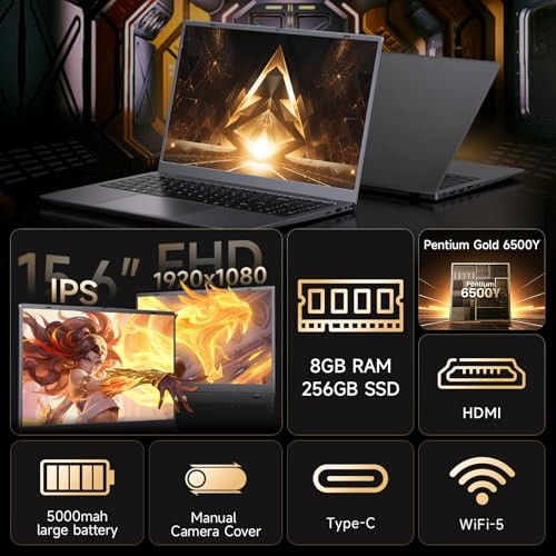 15.6 inch Laptop Computer – Laptops with Pentium Processor (Up to 3.4GHz), 8GB