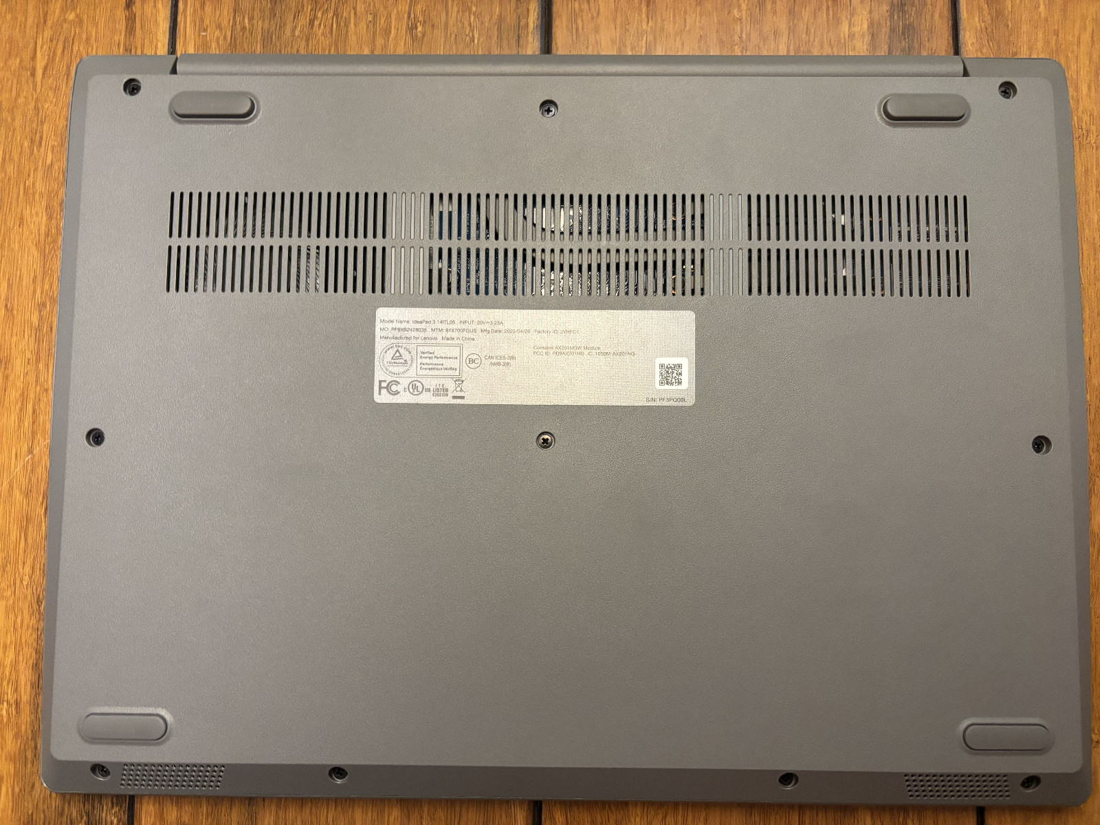 Lenovo IdeaPad 3 14ITL05 14″ (128GB SSD, Intel Core i3-1115G4, 3.00GHz, 4GB RAM,