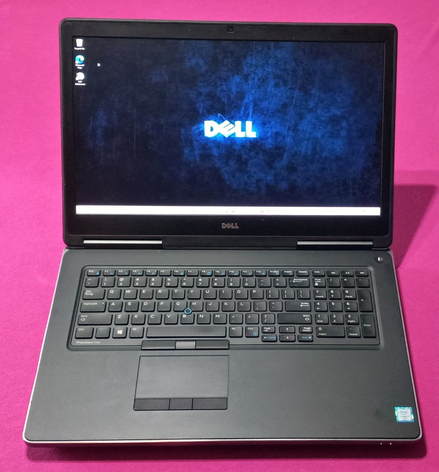 Dell Precision laptop 7720 i7-7820HQ 2.9-3.9Ghz 16GB+512GB NVIDIA “P5000” AX200