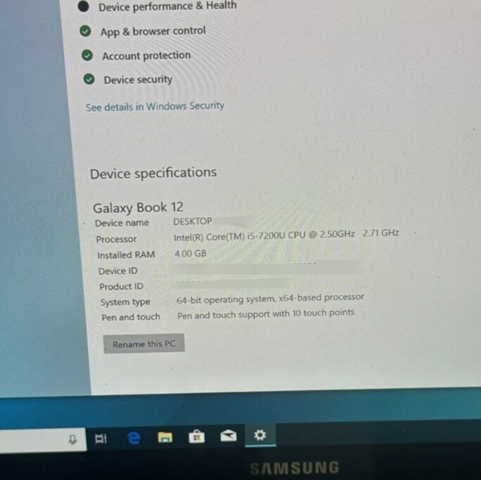 Samsung Galaxy Book laptop tablet 2 in 1