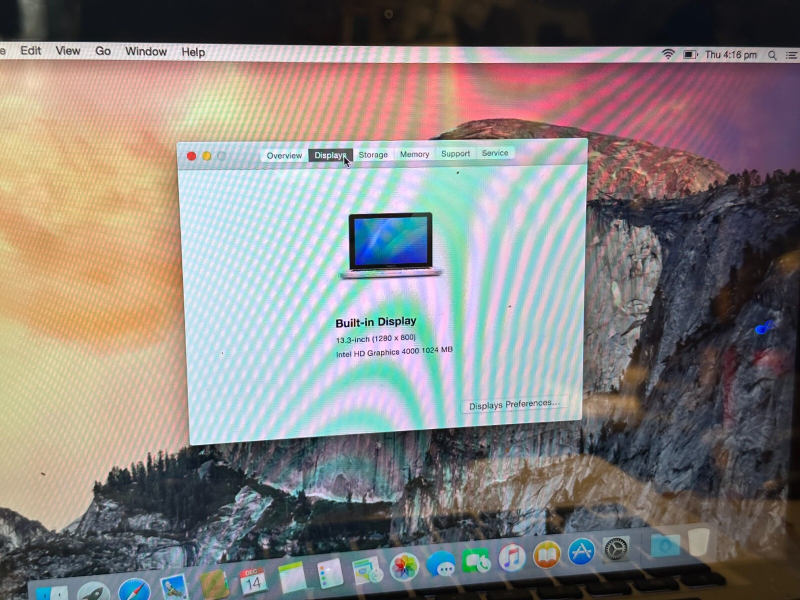 APPLE MACBOOK PRO (MD101LL/A) MID 2012 / 500GB HDD / 4GB RAM – CORE I5 FOR PARTS