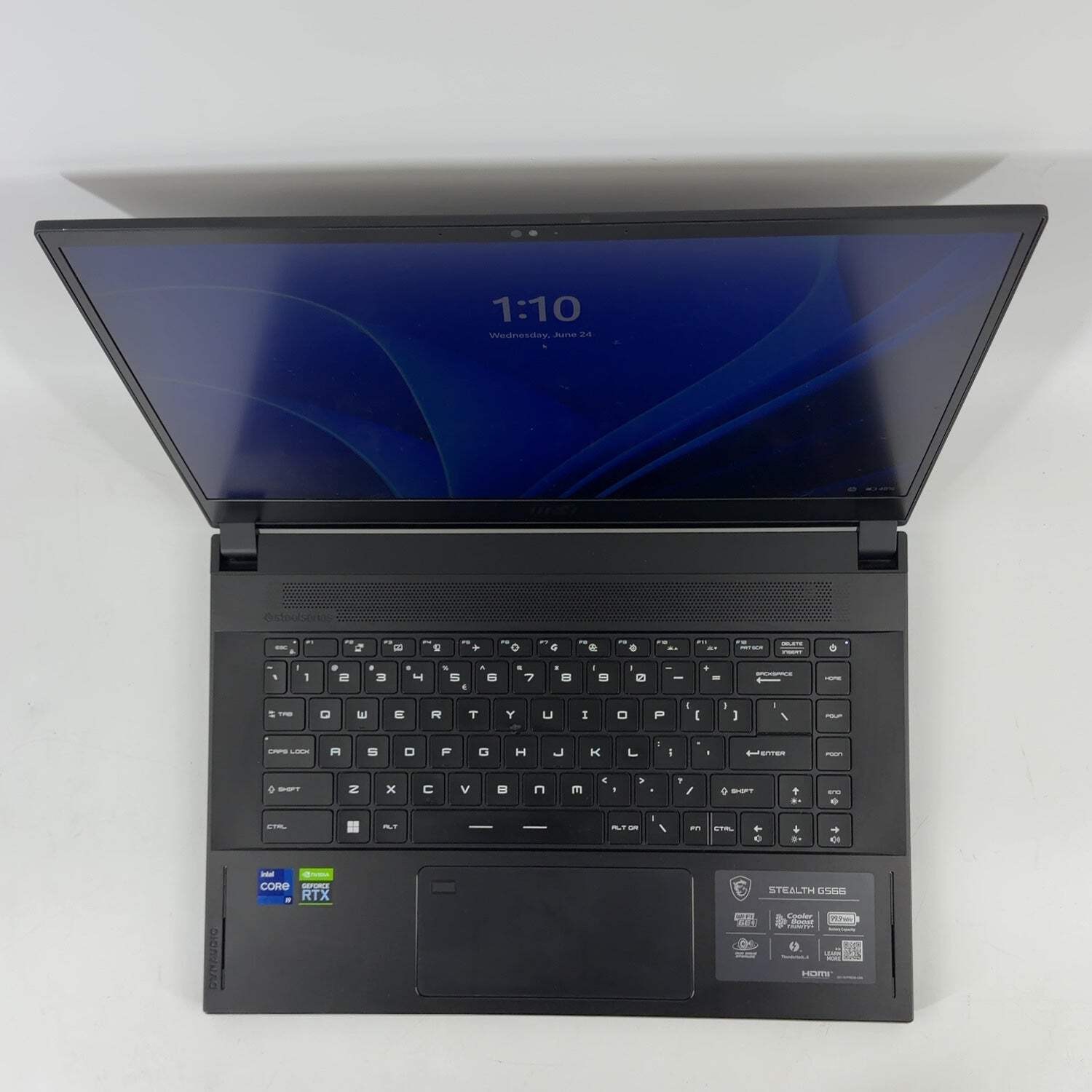 MSI Stealth GS66 12UGS-025US 15.6″ i9-12900H 2.9GHz 32GB RAM 1TB SSD RTX 3070 Ti