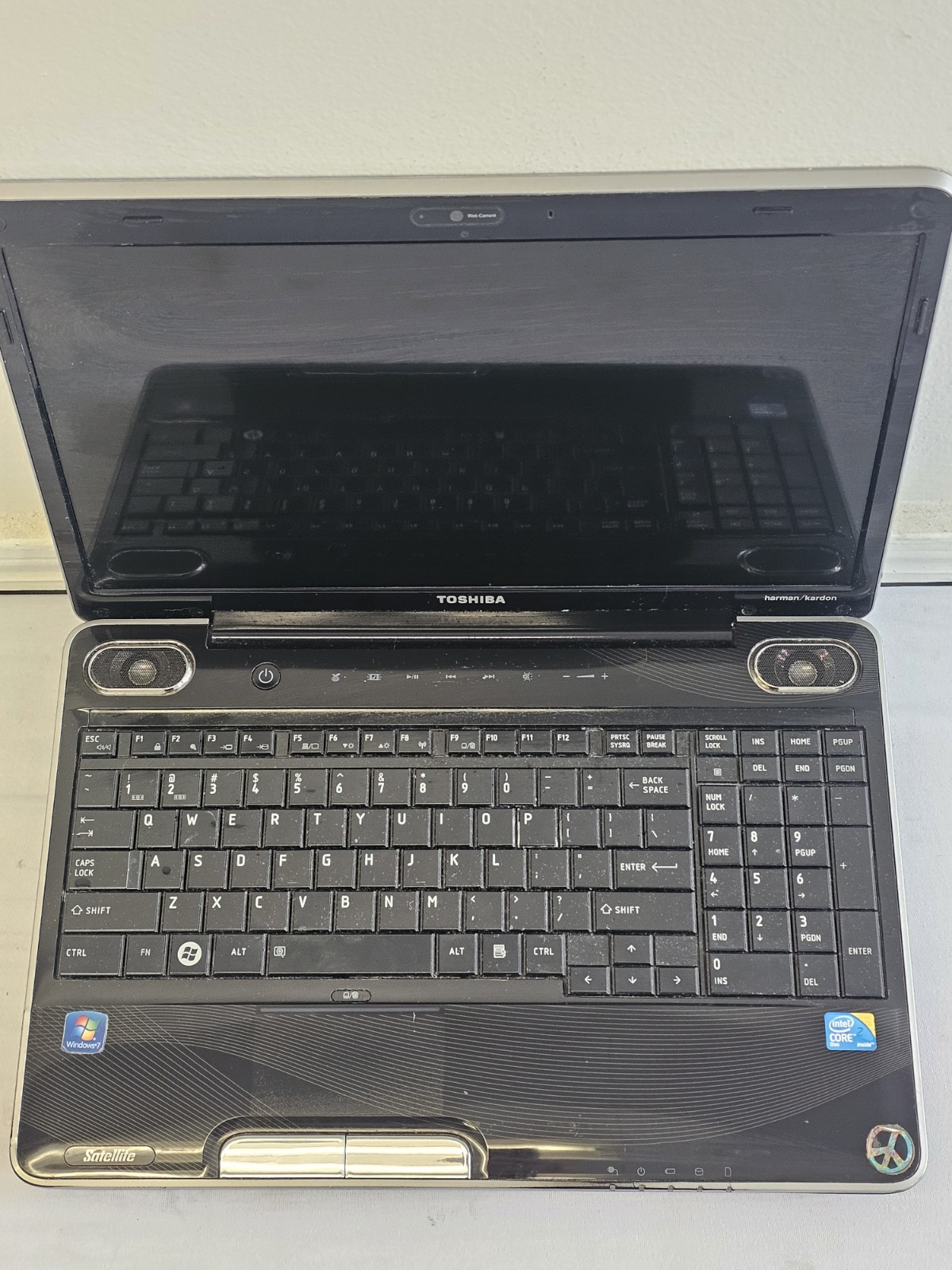 Toshiba Satellite A505-S6980 Laptop – Intel Duo T6600 – BAD BATT – Parts – READ