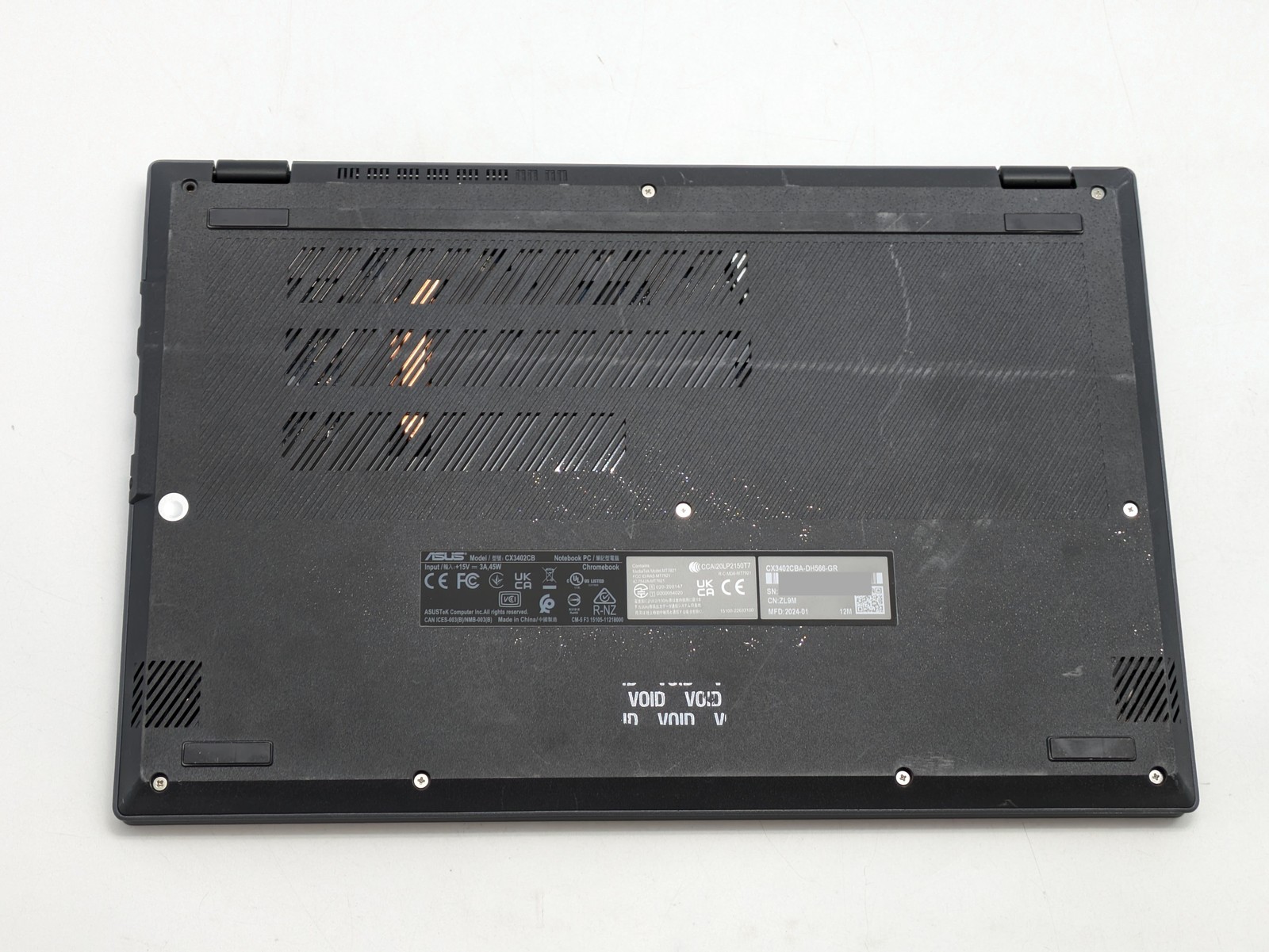 ASUS Chromebook Plus CX34 14″ i5-1235U 16GB DDR5 256GB SSD ChromeOS