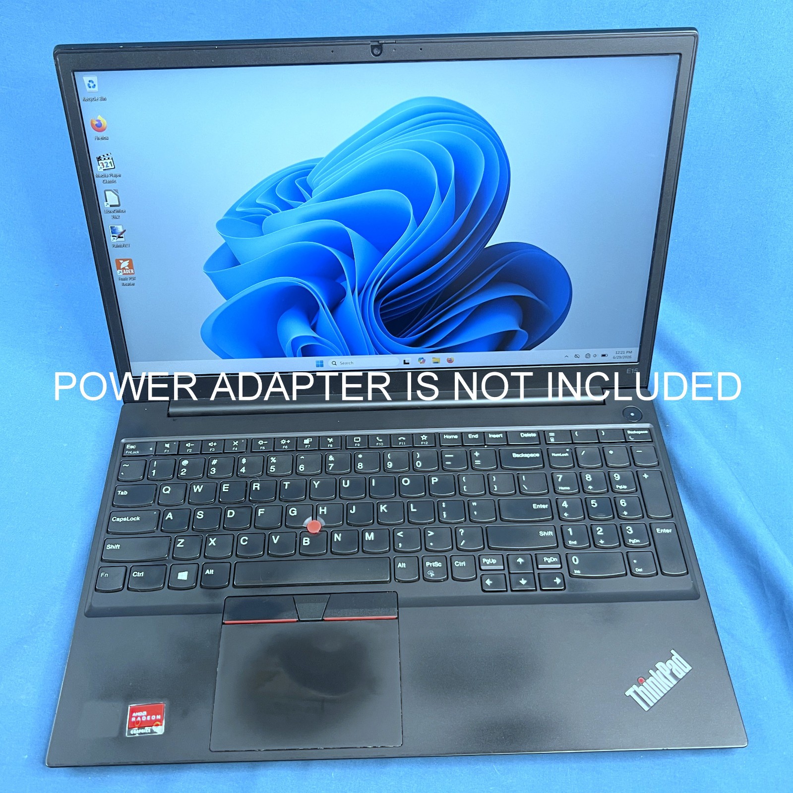 Lenovo ThinkPad E15 – AMD Ryzen7 5700U, 16GB RAM, 512GB NVMe – Win11