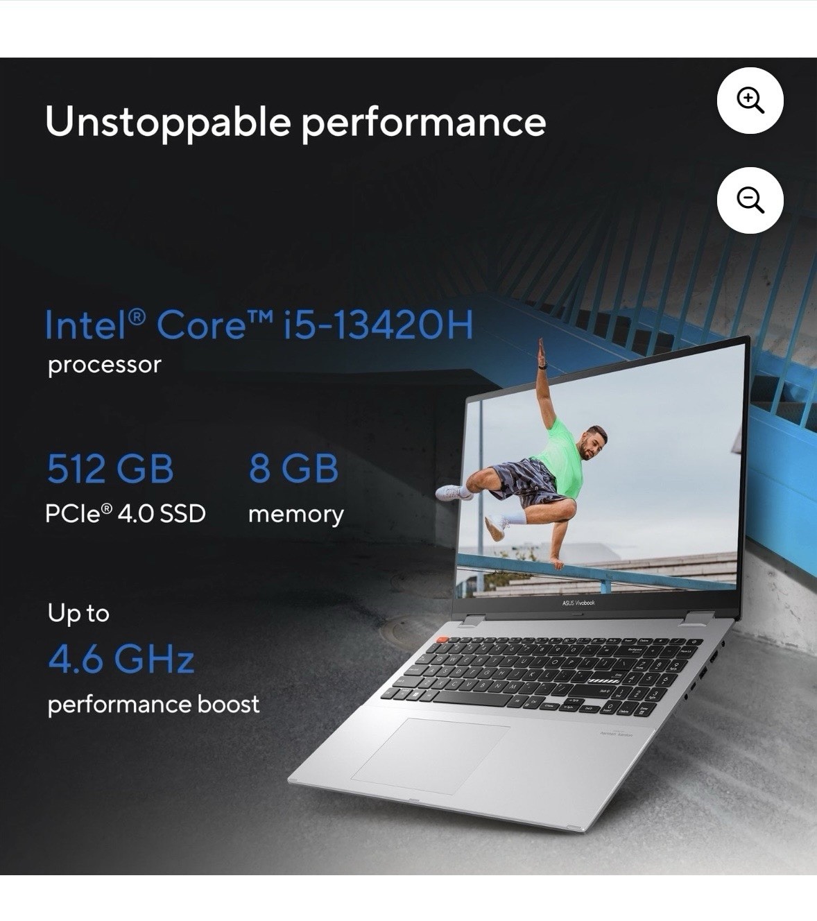 ASUS Vivobook S 16 Flip 16″ WUXGA 2-in-1 Laptop Intel Core i5 8GB 512GB Win11H