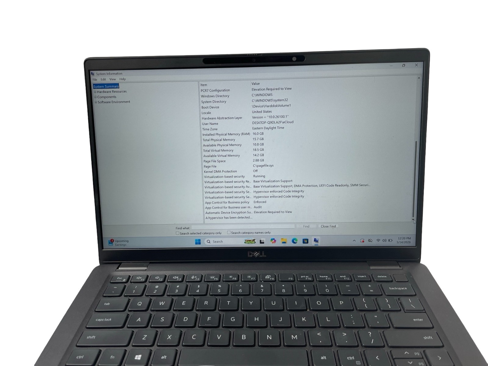 Dell Latitude 7410 14″ i5-10310U 1.70GHz 4 Cores 16GB RAM 256GB NVMe Win. 11 Pro