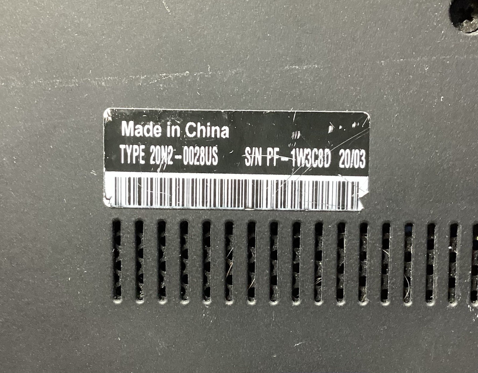 THINKPAD LENOVO T490 INTEL CORE i7 8th GEN *AS IS/FOR PARTS*