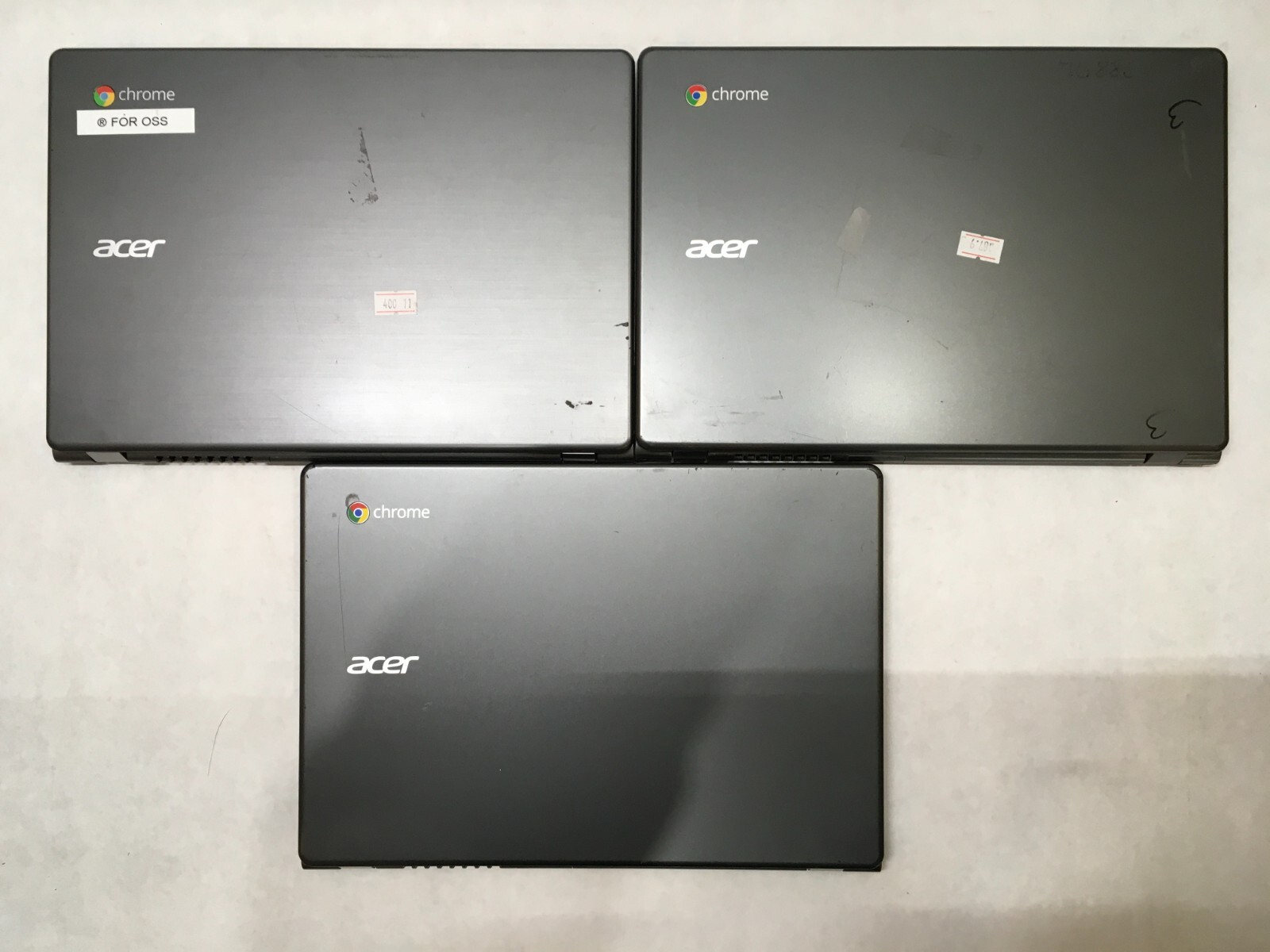 Lot of 6 Acer Chromebook C720 Celeron 2 GB Ram 16 GB Storage Many Issues- FT