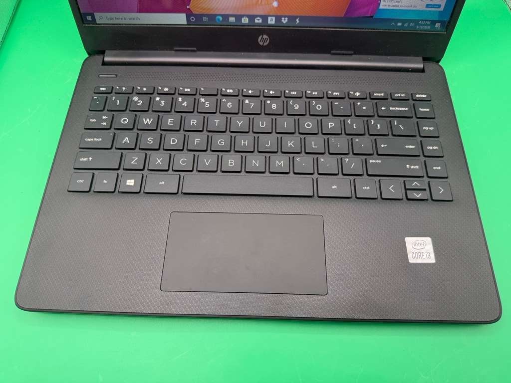 HP Notebook 14-dq1025nr Intel Core i3 10th 1.20GHz 4GB RAM 128GB SSD Win 10 Home