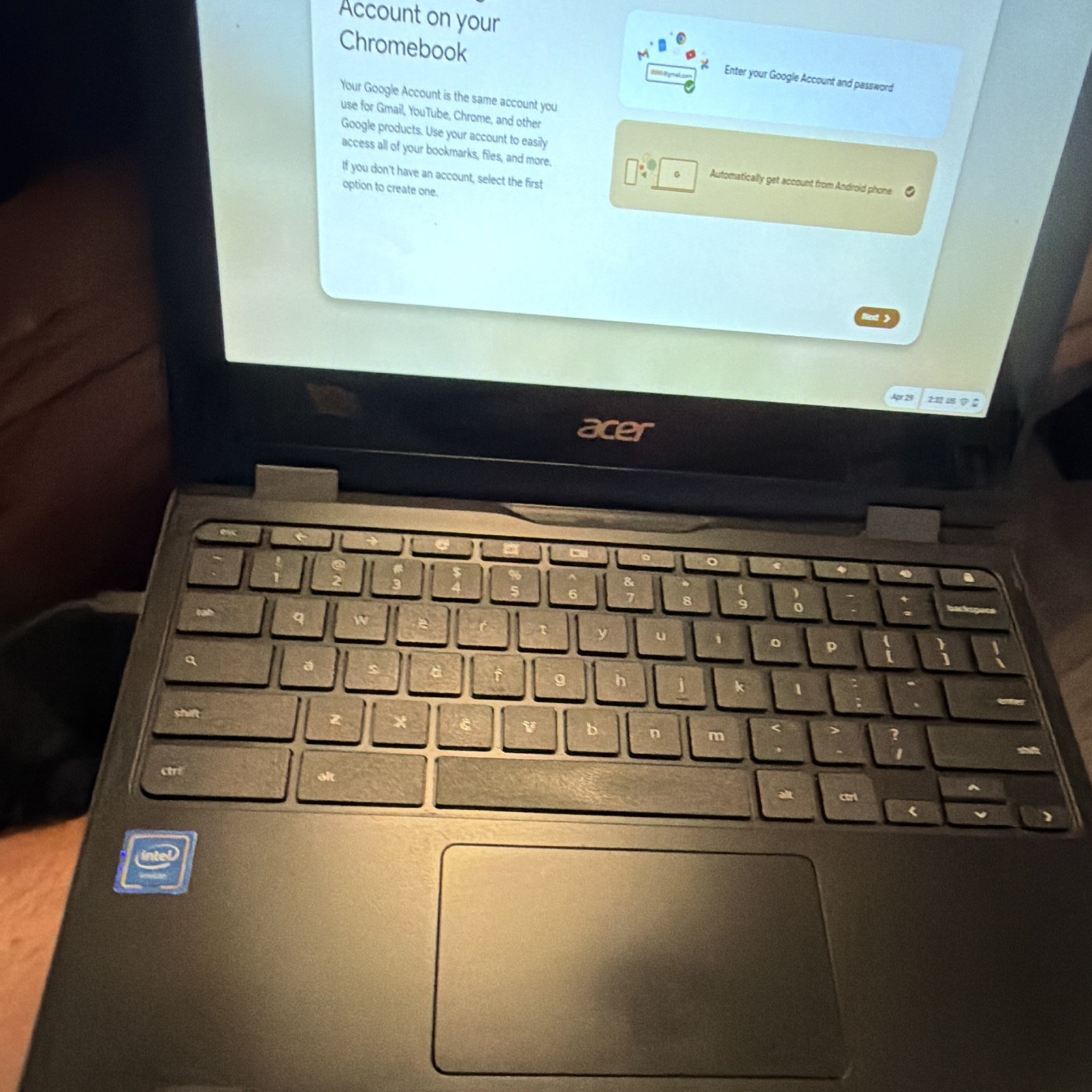 Acer Chromebook R752T 11.6in Intel Celeron 4GB 32GB Chrome OS Touch Screen