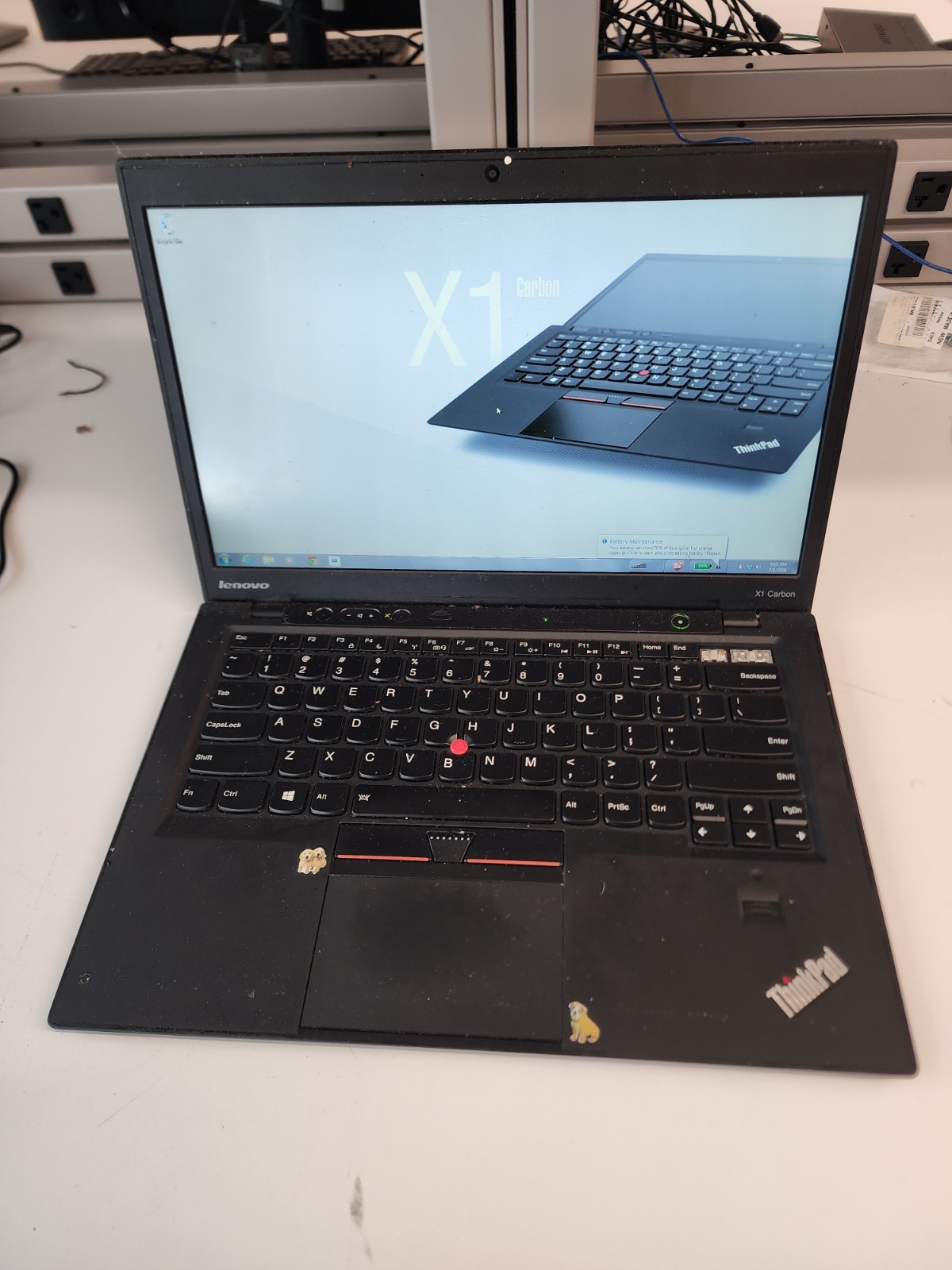 Lenovo ThinkPad X1 Carbon 1st Gen 14″ HD+ I5-3427U 128GB SSD 8GB Win7 READ!